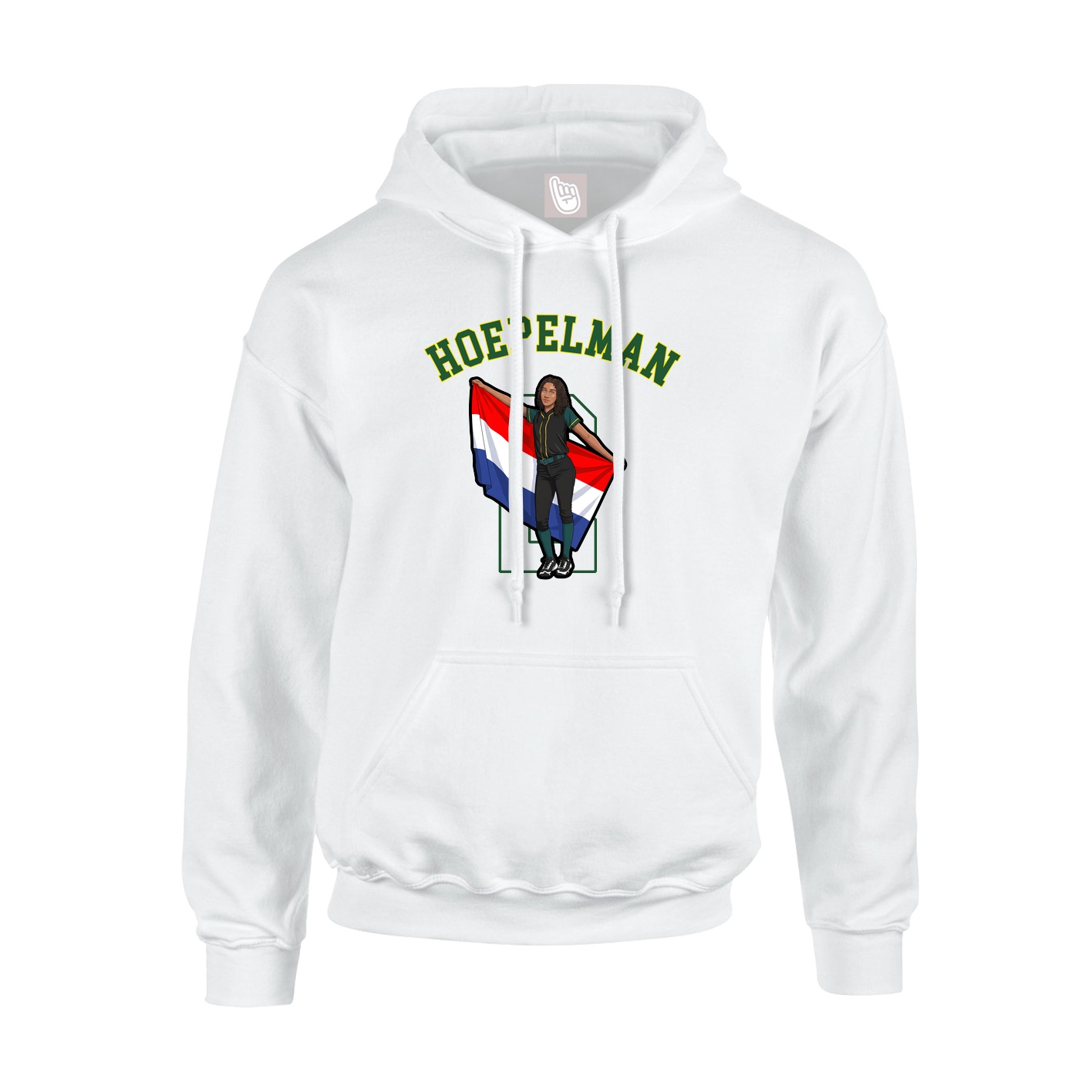 Hoodie — Shirsey Arch in White