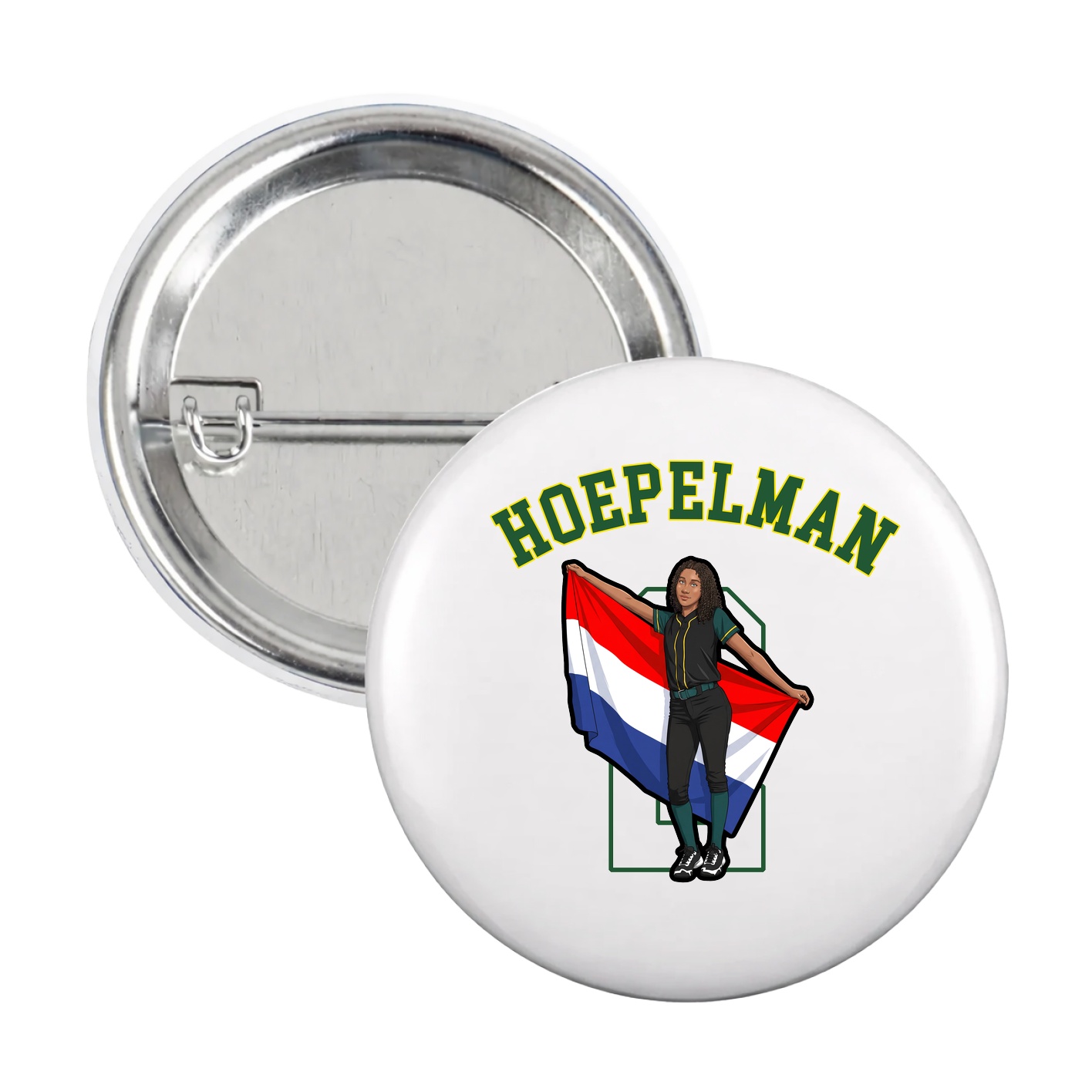 Game Day Button — Shirsey Arch in White