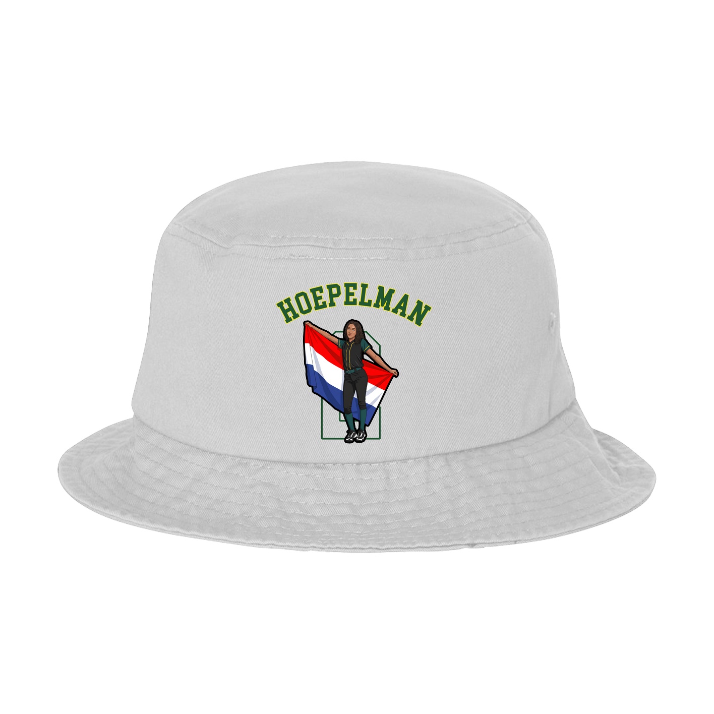Bucket Cap — Shirsey Arch in White