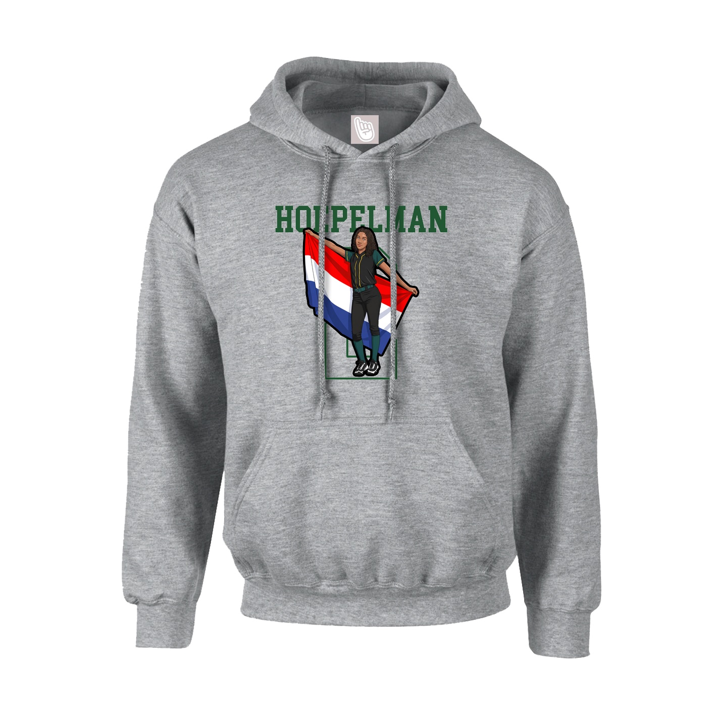 Hoodie — Shirsey in Grey