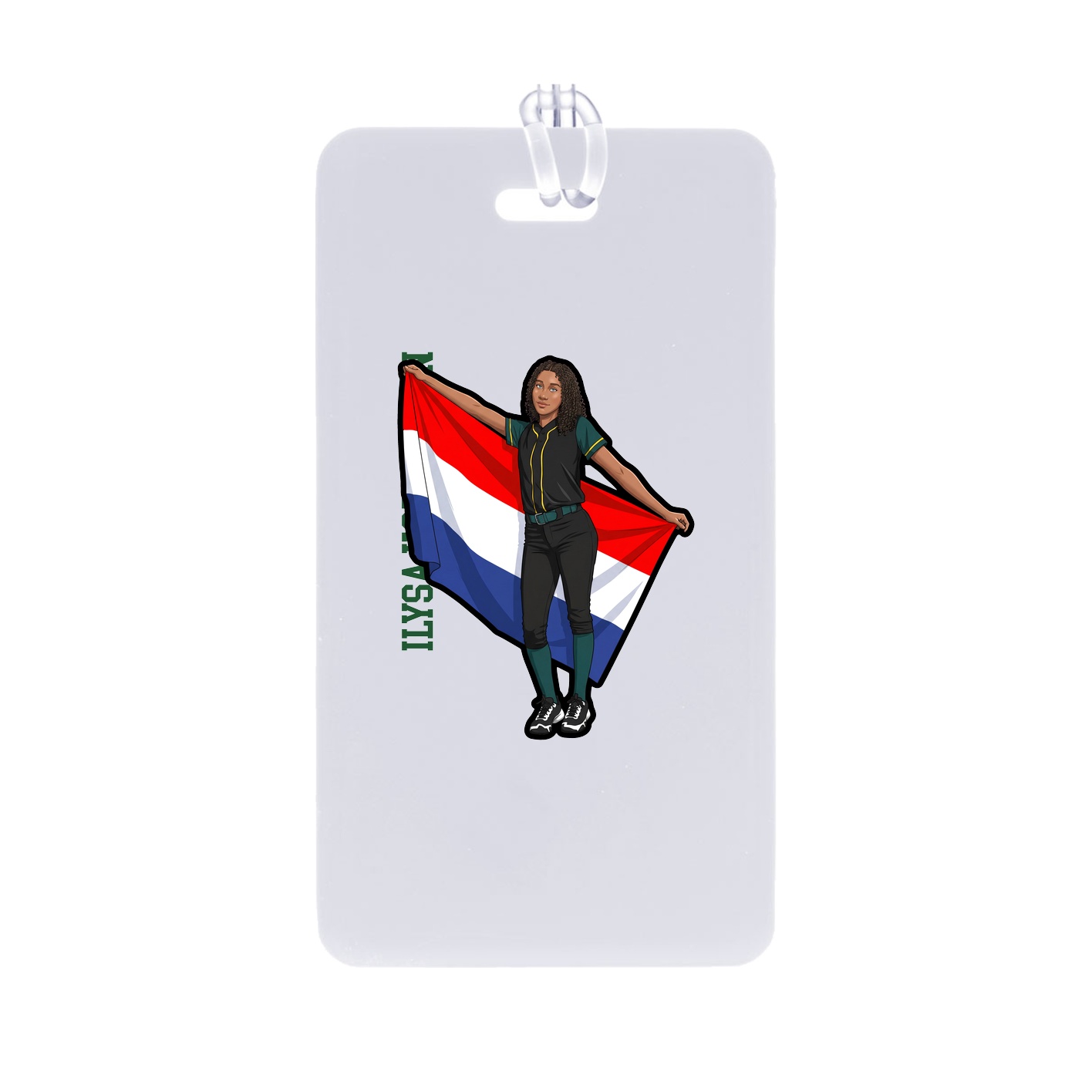 Bag Tag — Name Vertical in Classic