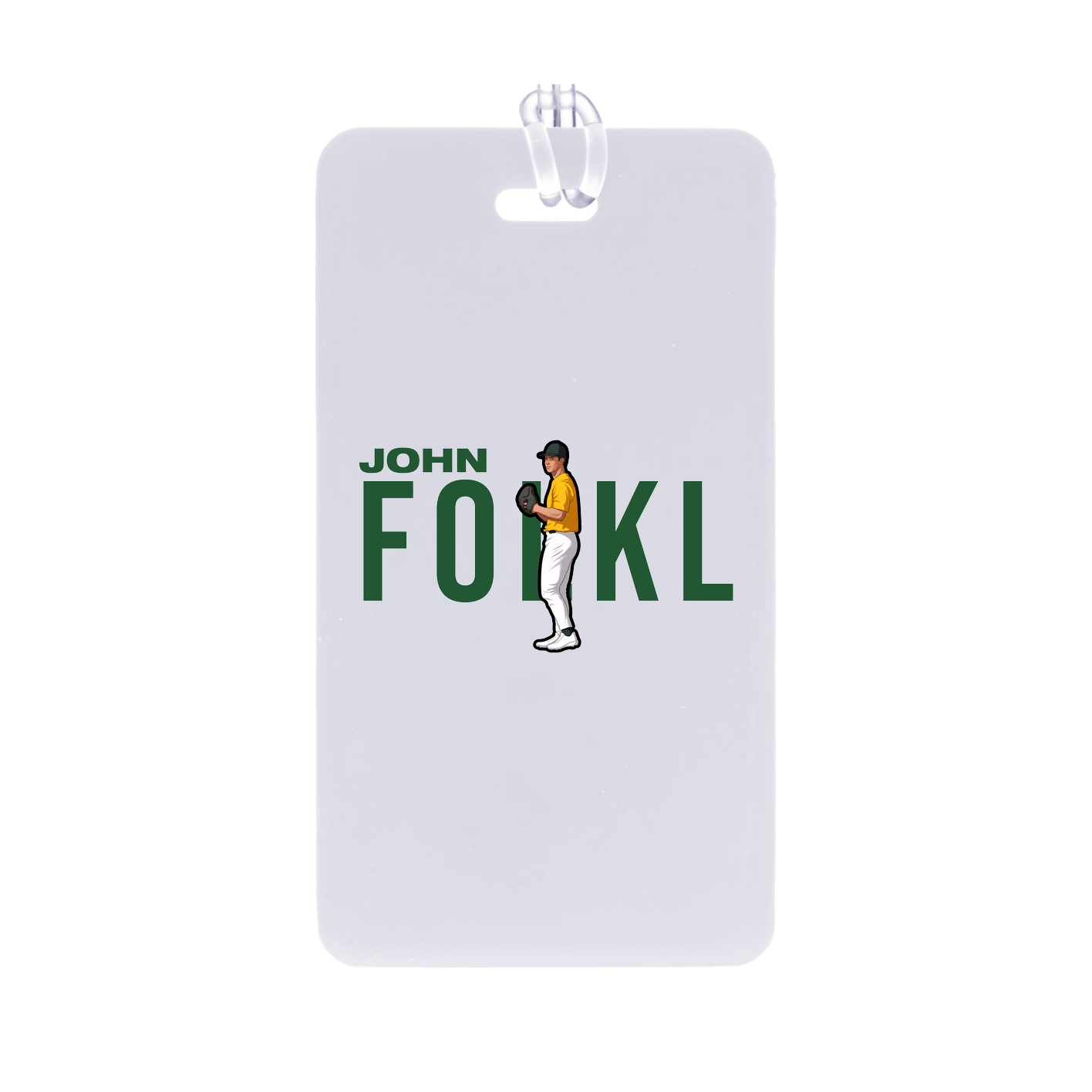 Bag Tag — Player Name in Classic