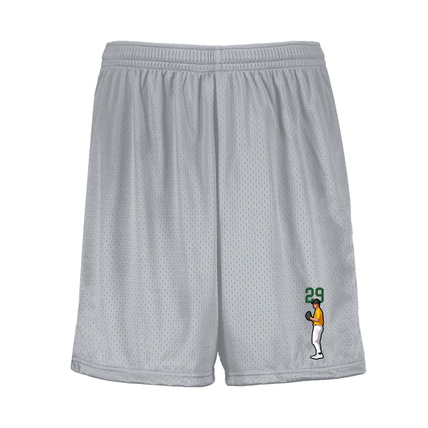 Shorts — Number Top in Silver