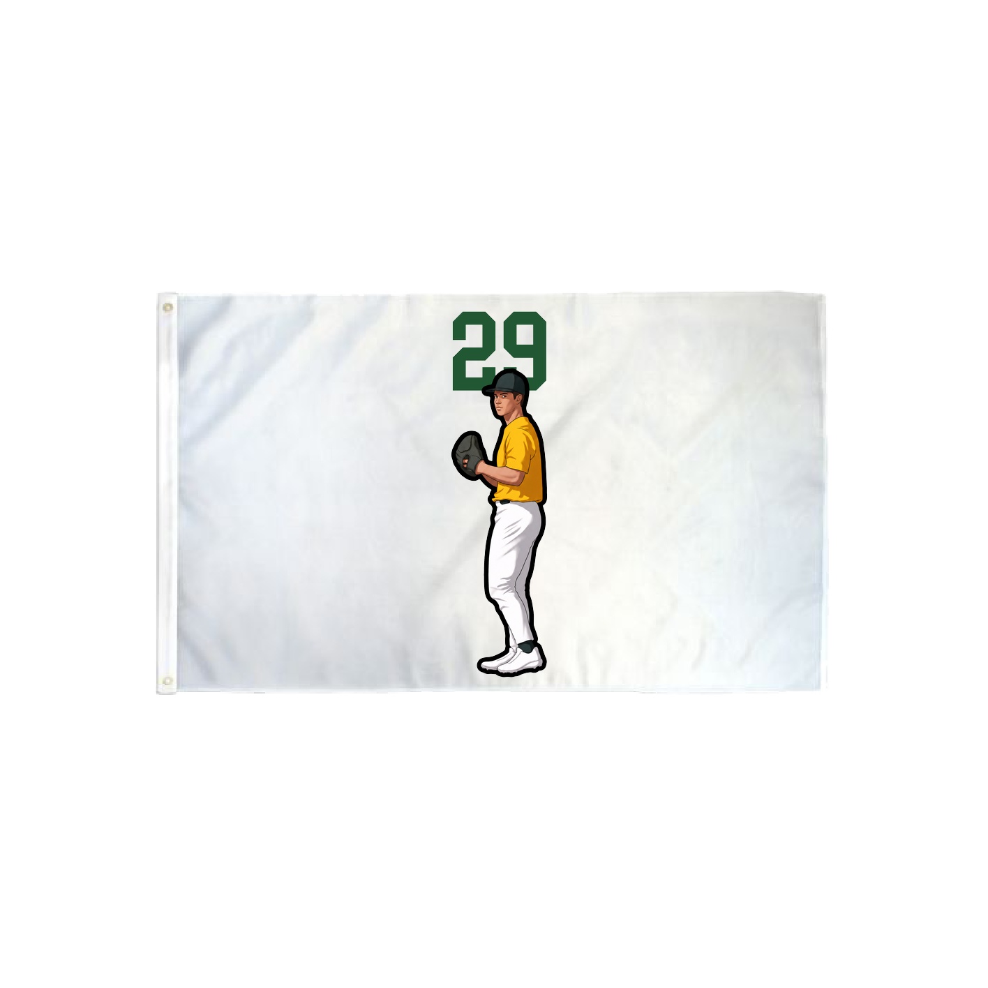 3x5 Flag — Number Top in Classic