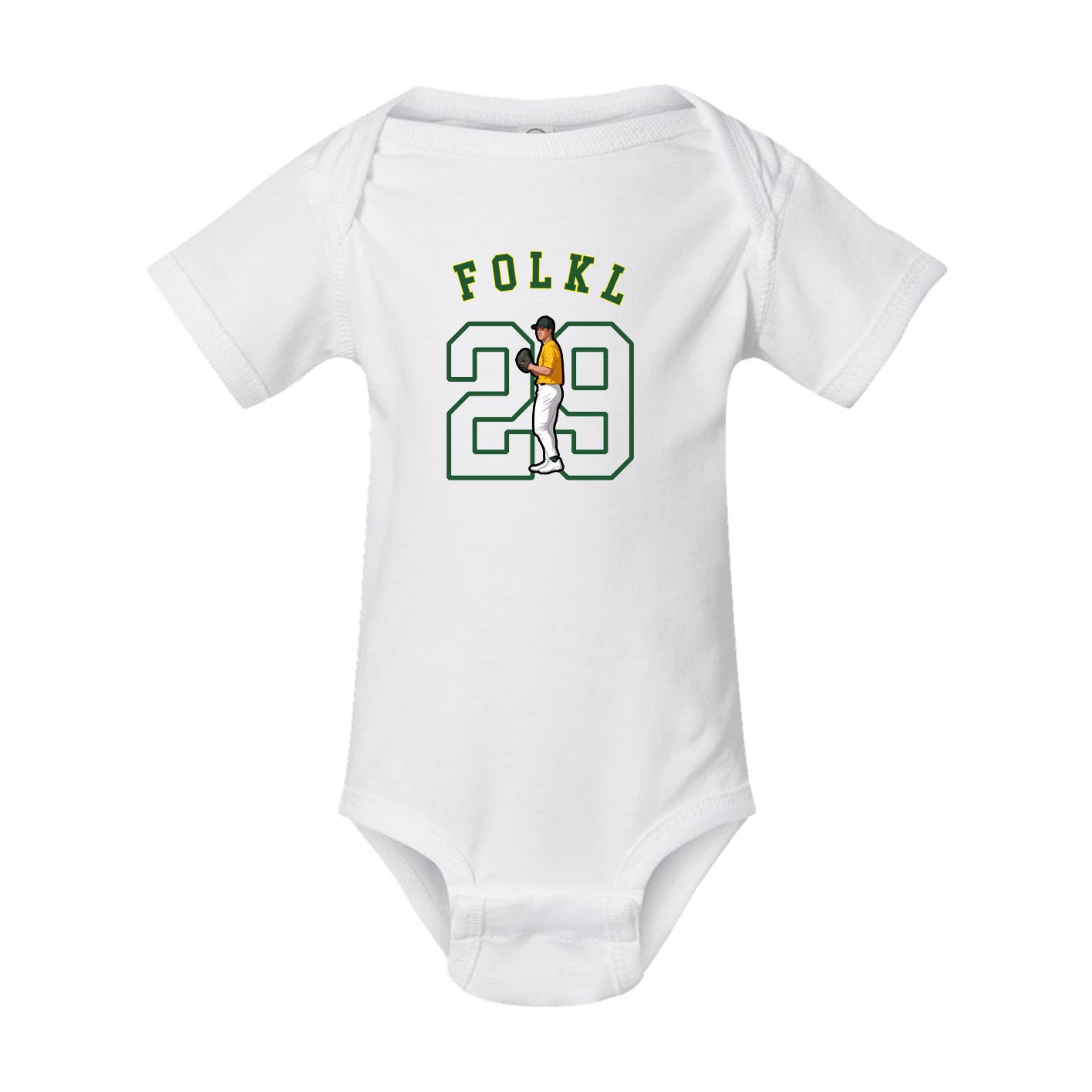 Baby Onesie — Shirsey Arch in White