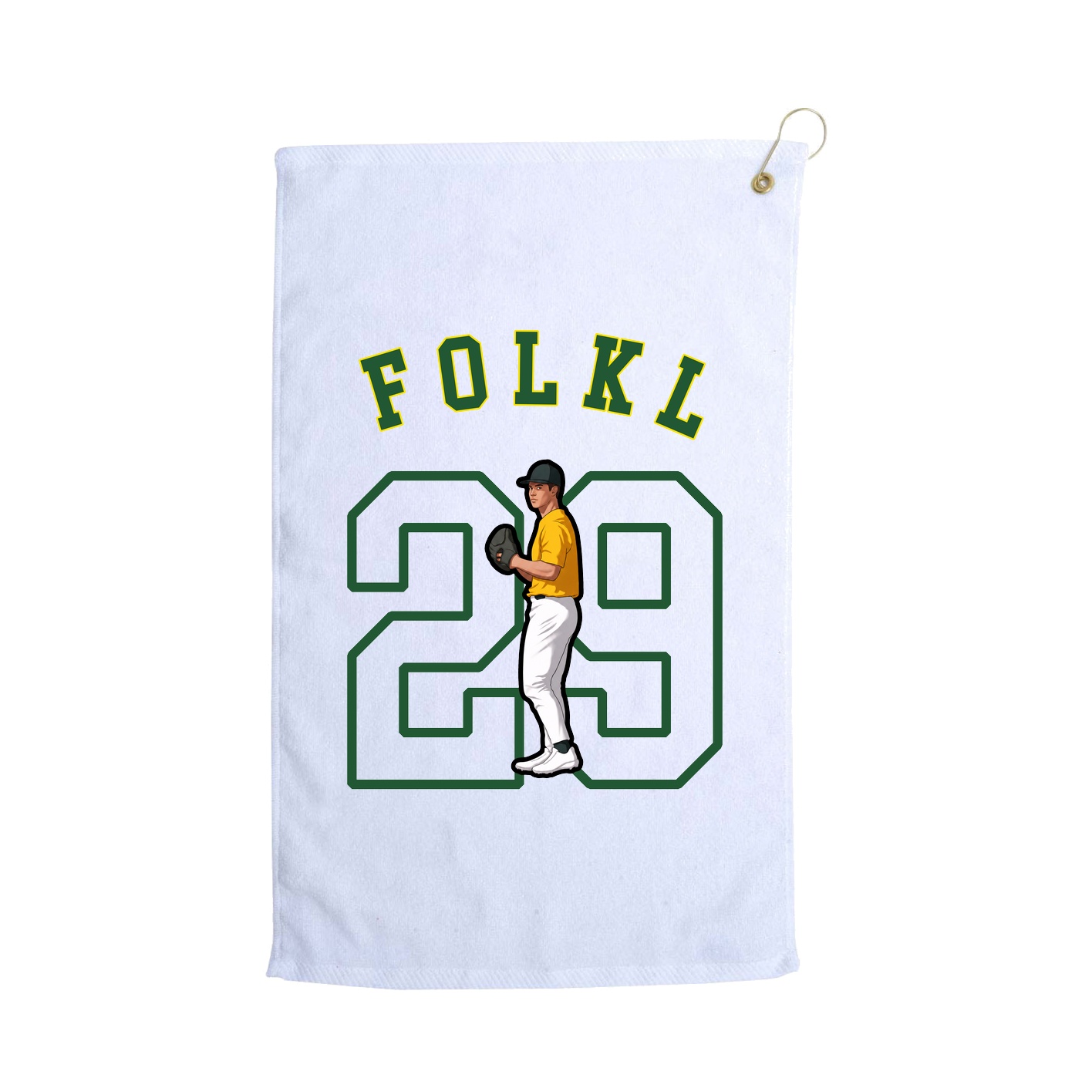 Golf Towel — Shirsey Arch in White