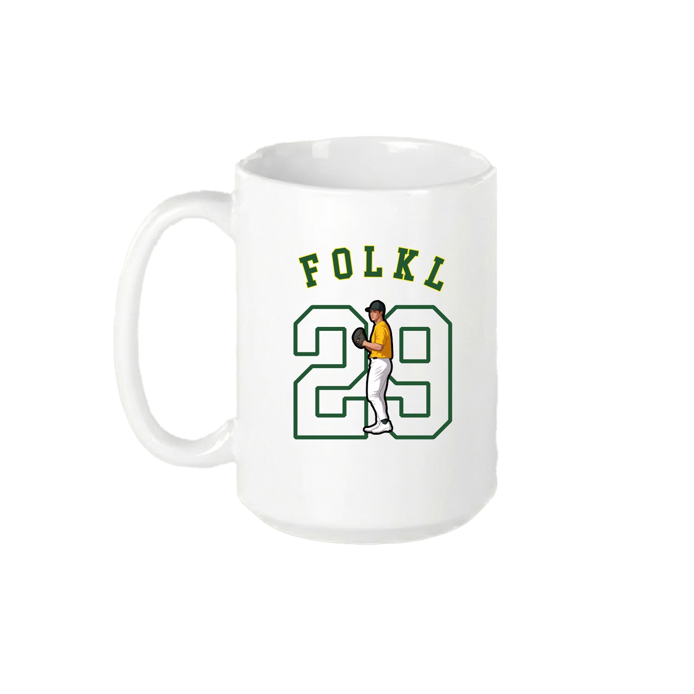 15oz Coffee Mug — Shirsey Arch in White