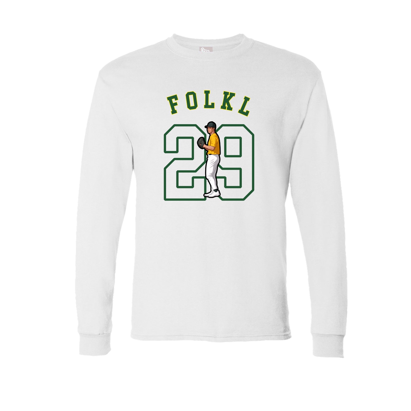 Long Sleeve Tee — Shirsey Arch in White
