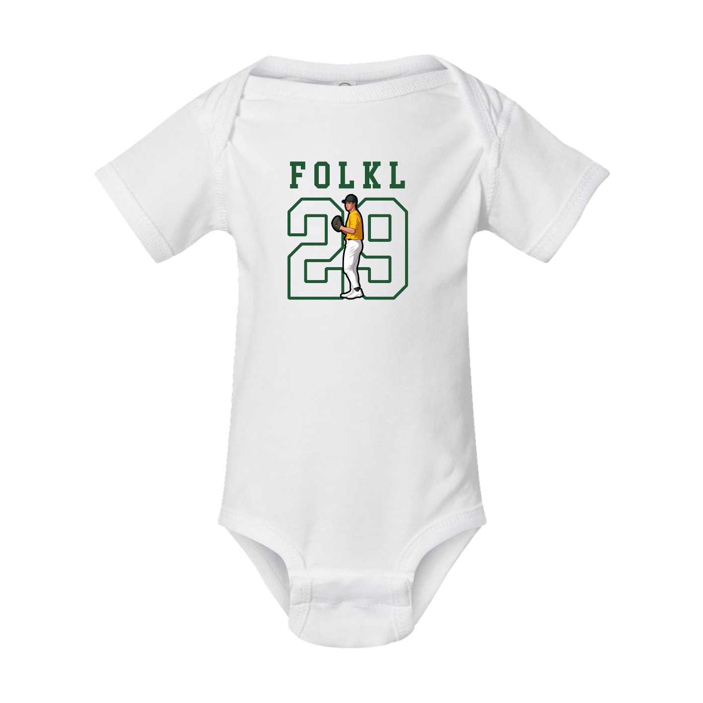 Baby Onesie — Shirsey in White