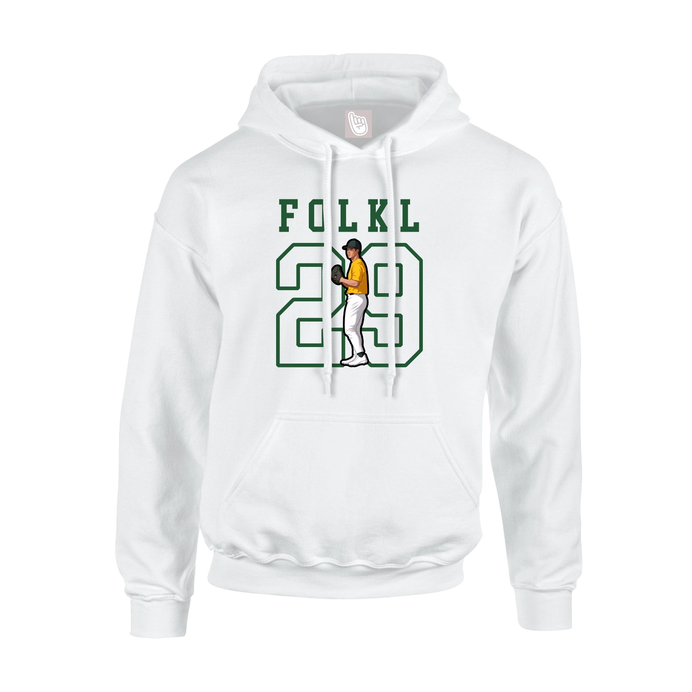 Youth Hoodie — Shirsey in White