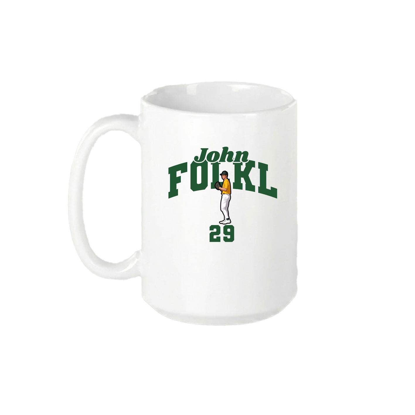 15oz Coffee Mug — Signature Arch in White