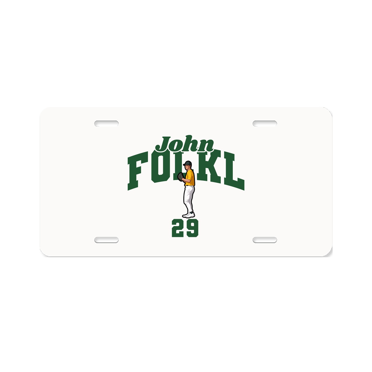 License Plate — Signature Arch in Classic