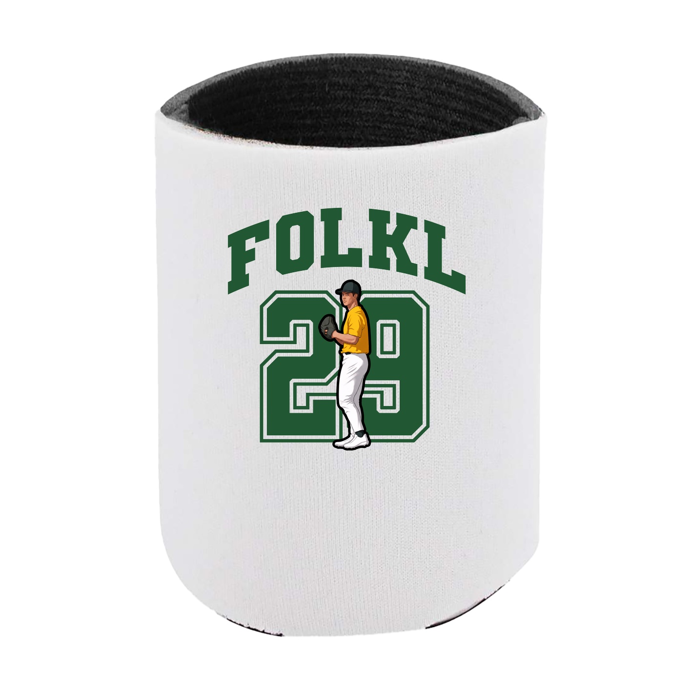 Can Holder — Number in White