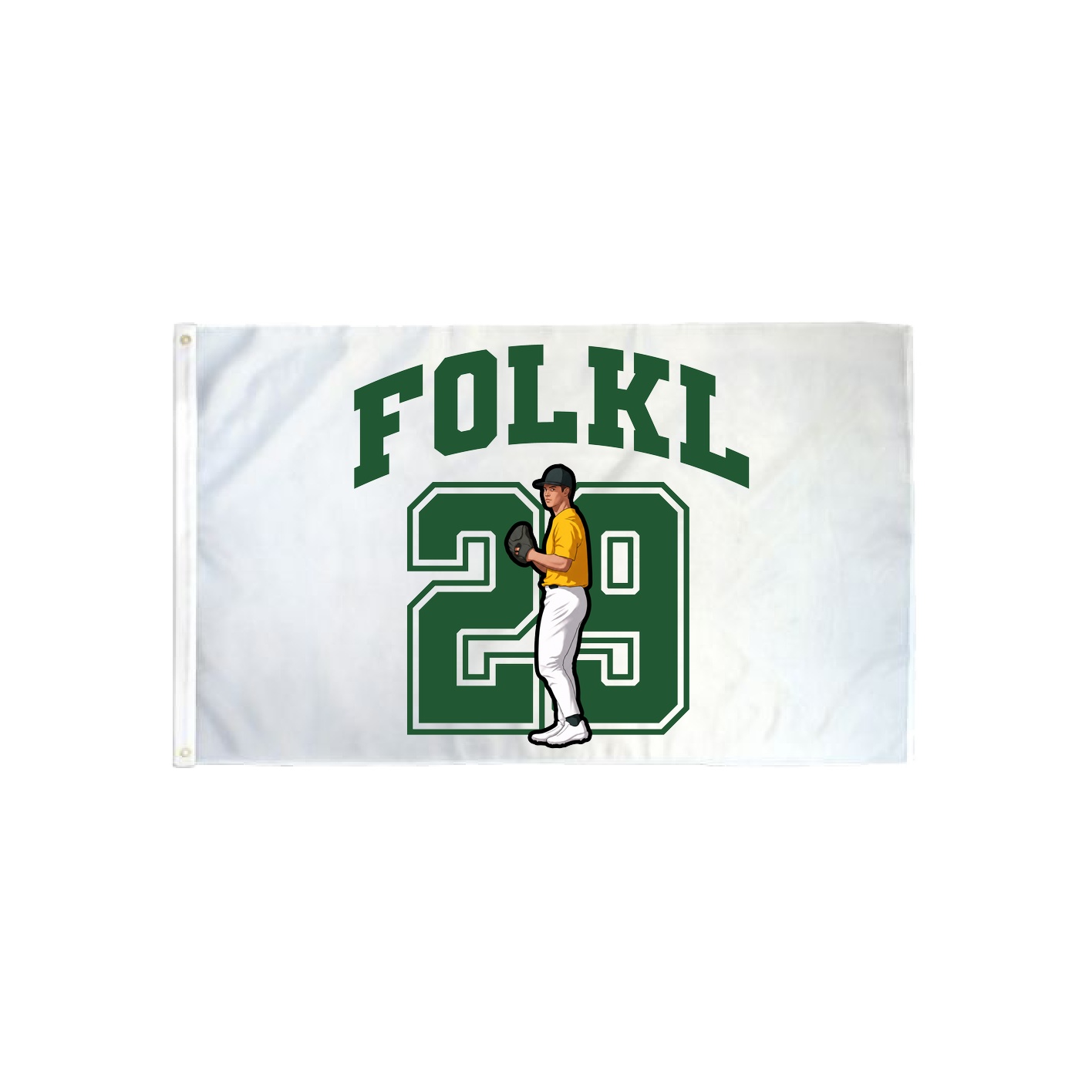 3x5 Flag — Number in Classic