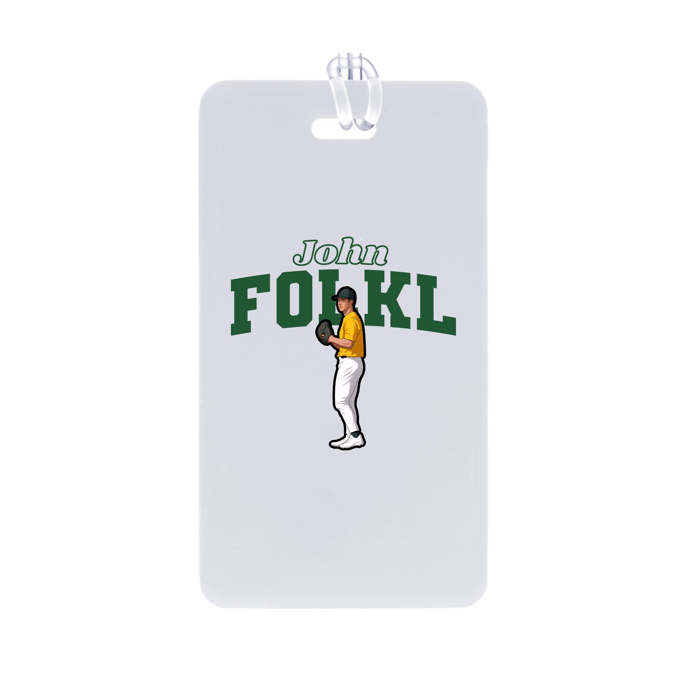 Bag Tag — Name Arch in Classic