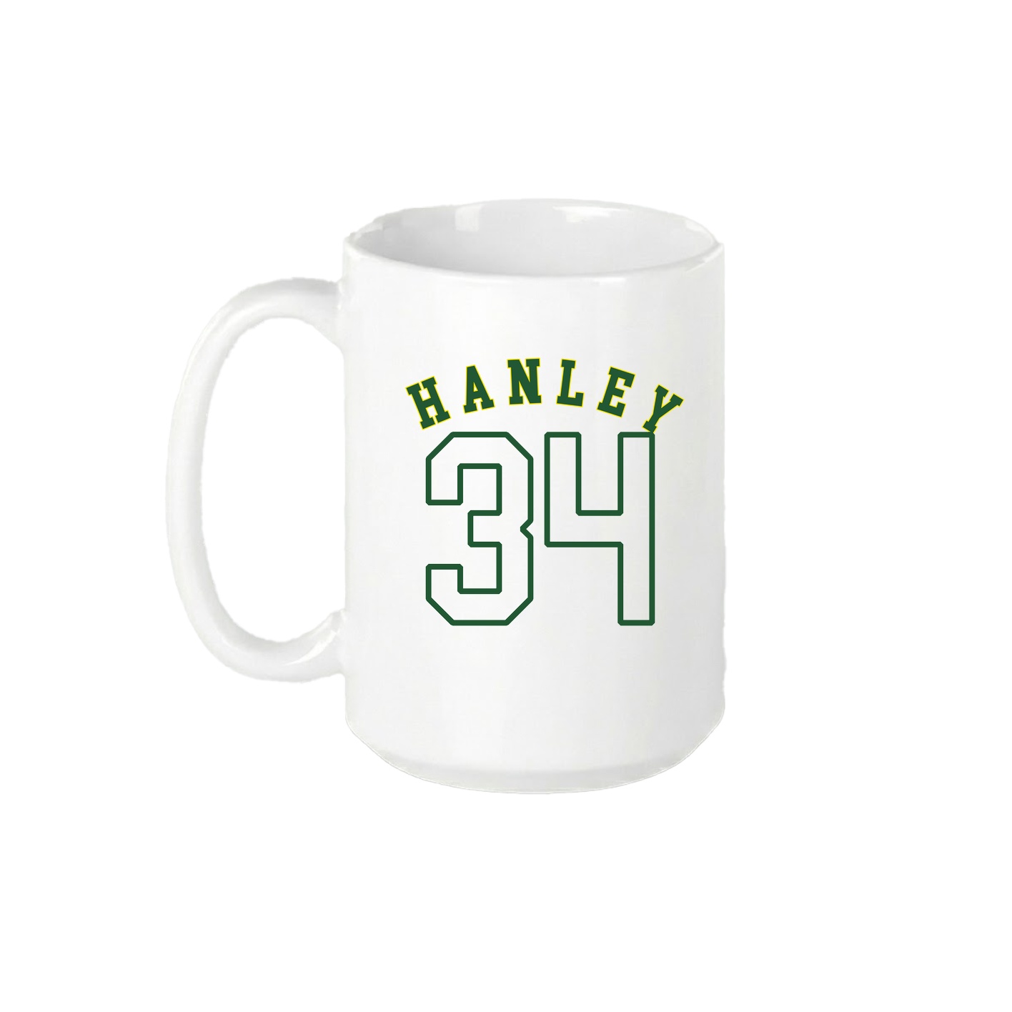 15oz Coffee Mug — Shirsey Arch in White