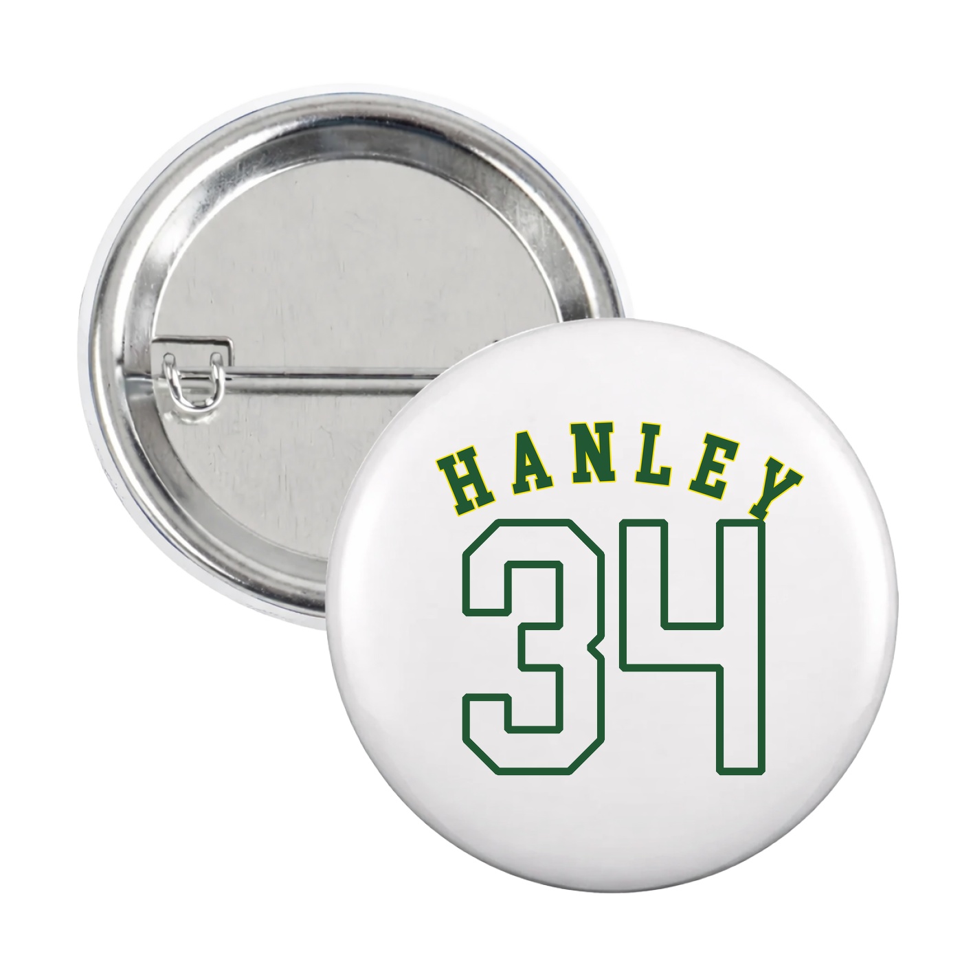 Game Day Button — Shirsey Arch in White