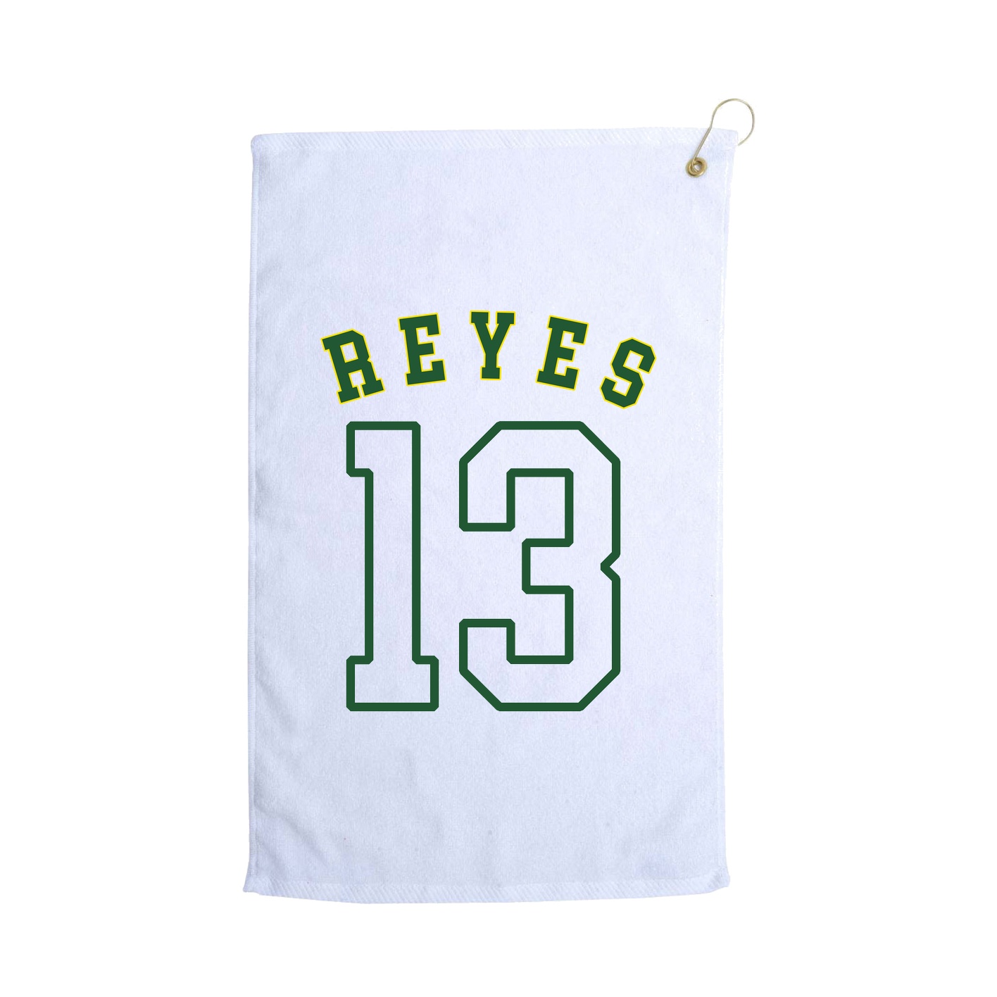 Golf Towel — Shirsey Arch in White