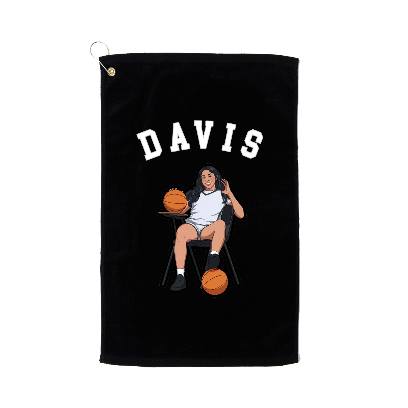 Golf Towel — Shirsey Arch in Black
