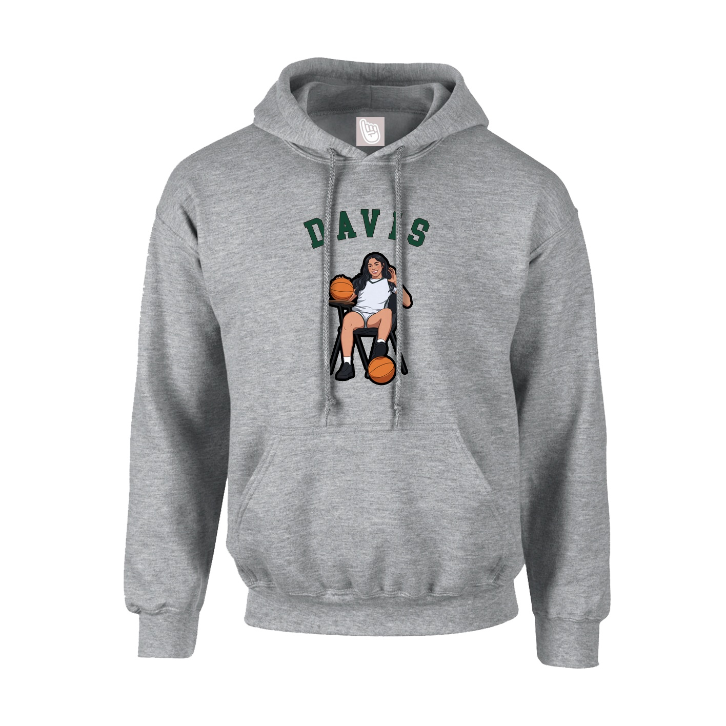 Youth Hoodie — Shirsey Arch in Grey