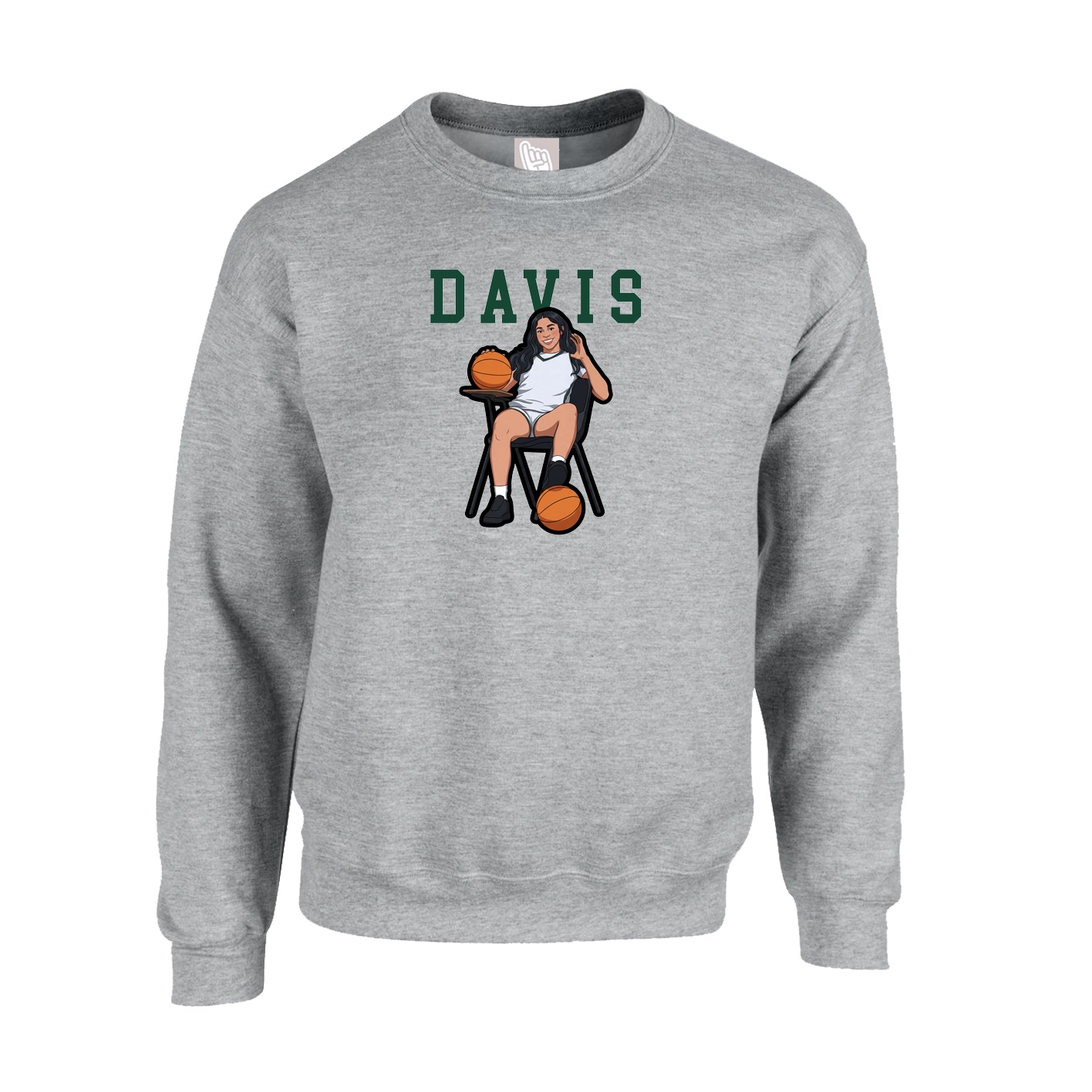 Fleece Crew — Shirsey in Grey