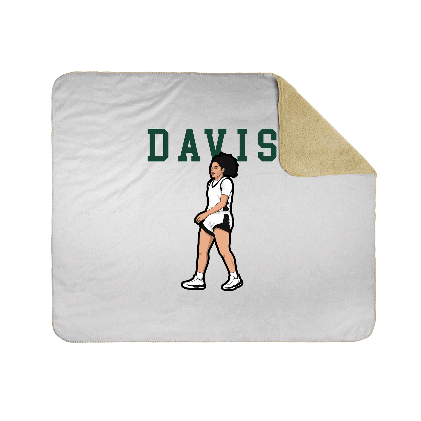 Throw Blanket — Shirsey in White