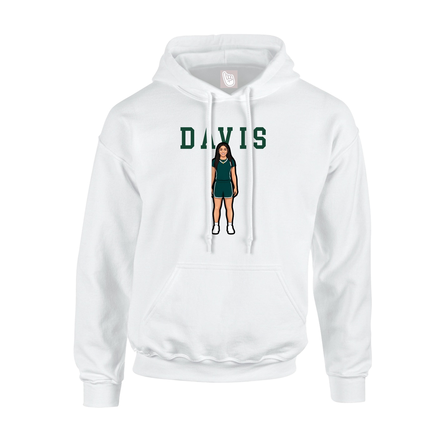 Youth Hoodie — Shirsey in White