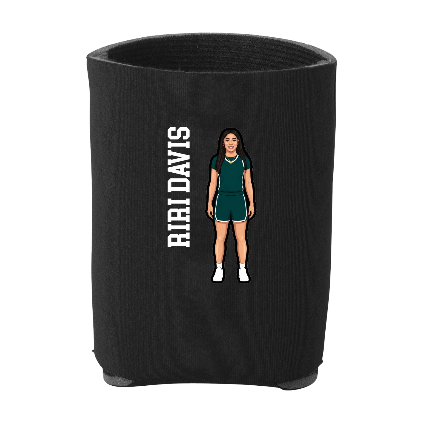 Can Holder — Name Vertical in Black