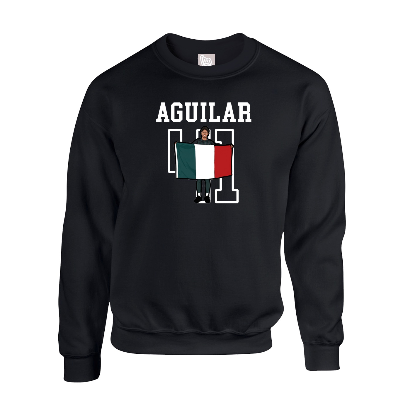 Fleece Crew — Shirsey in Black