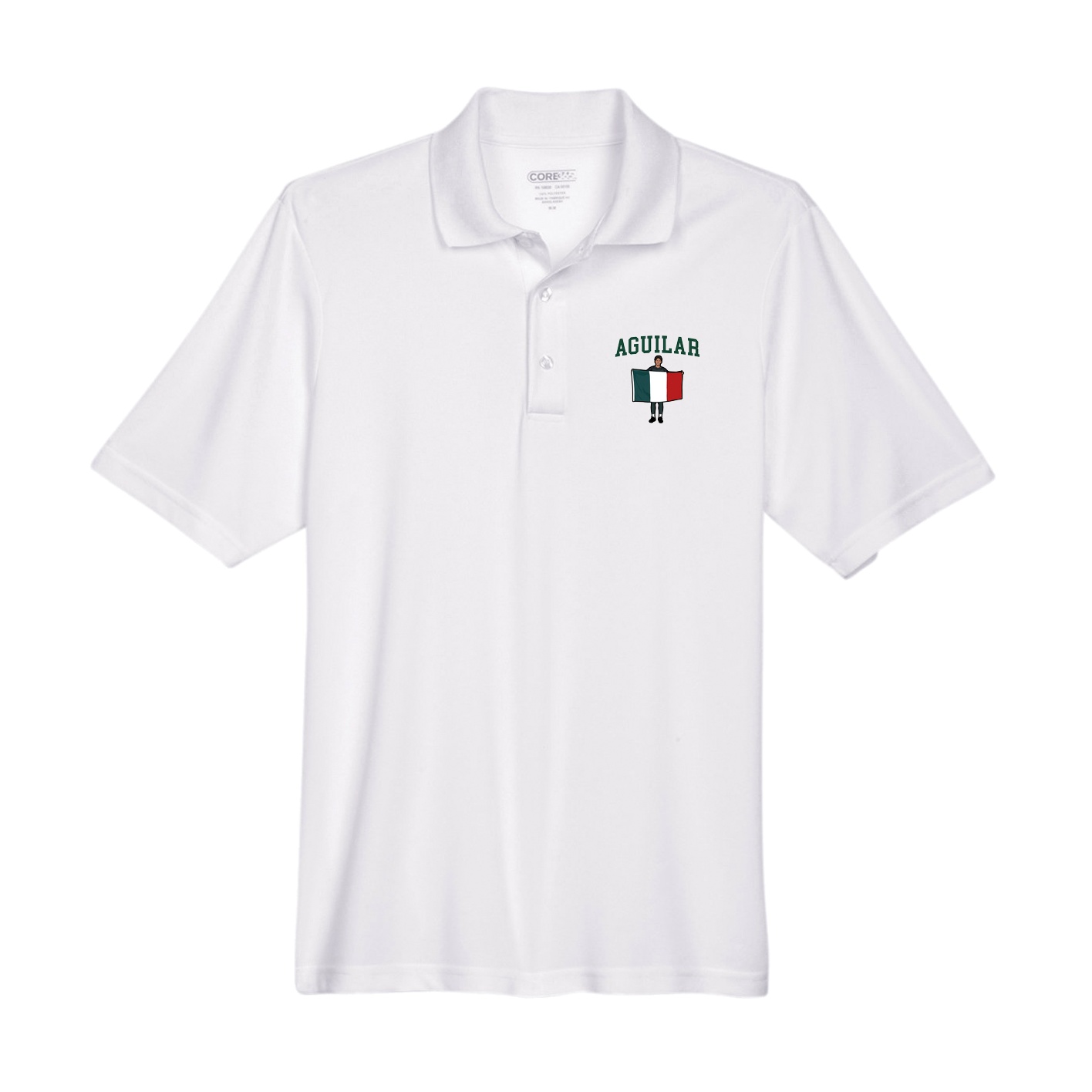 Performance Polo — Shirsey in White