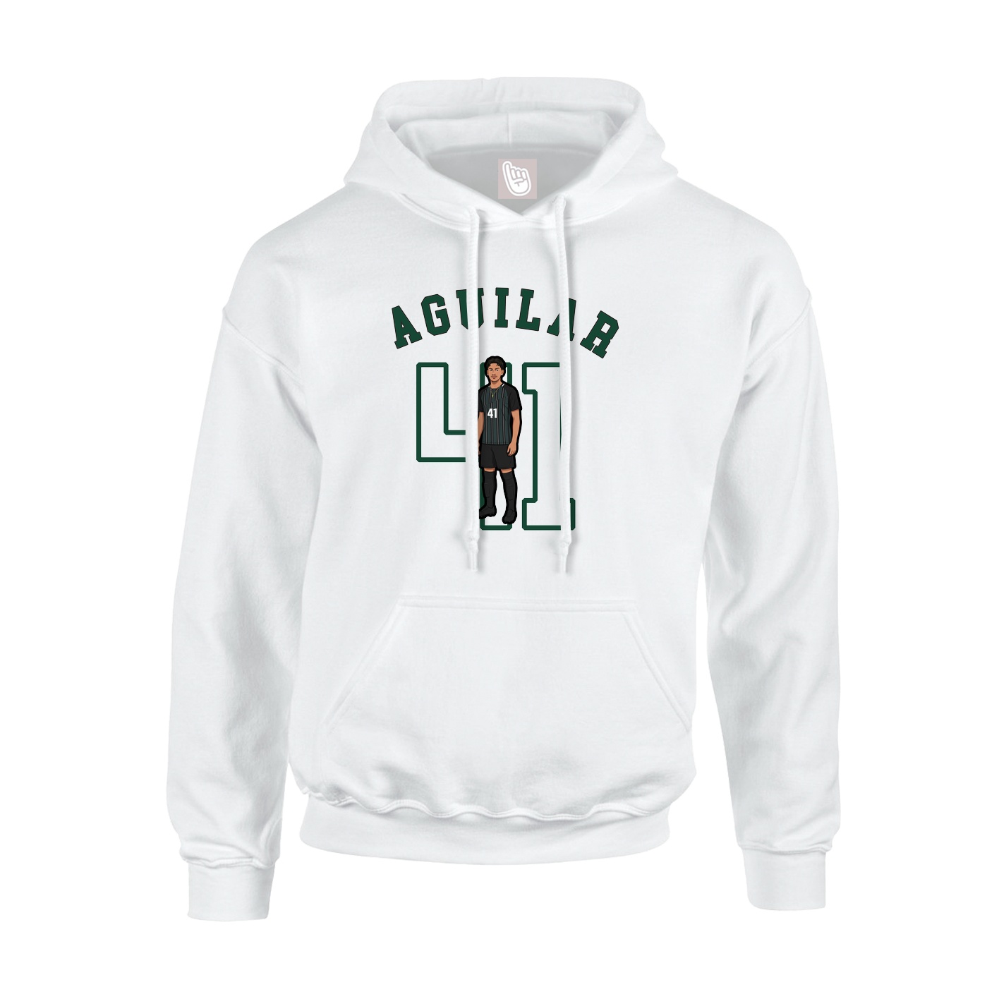 Hoodie — Shirsey Arch in White