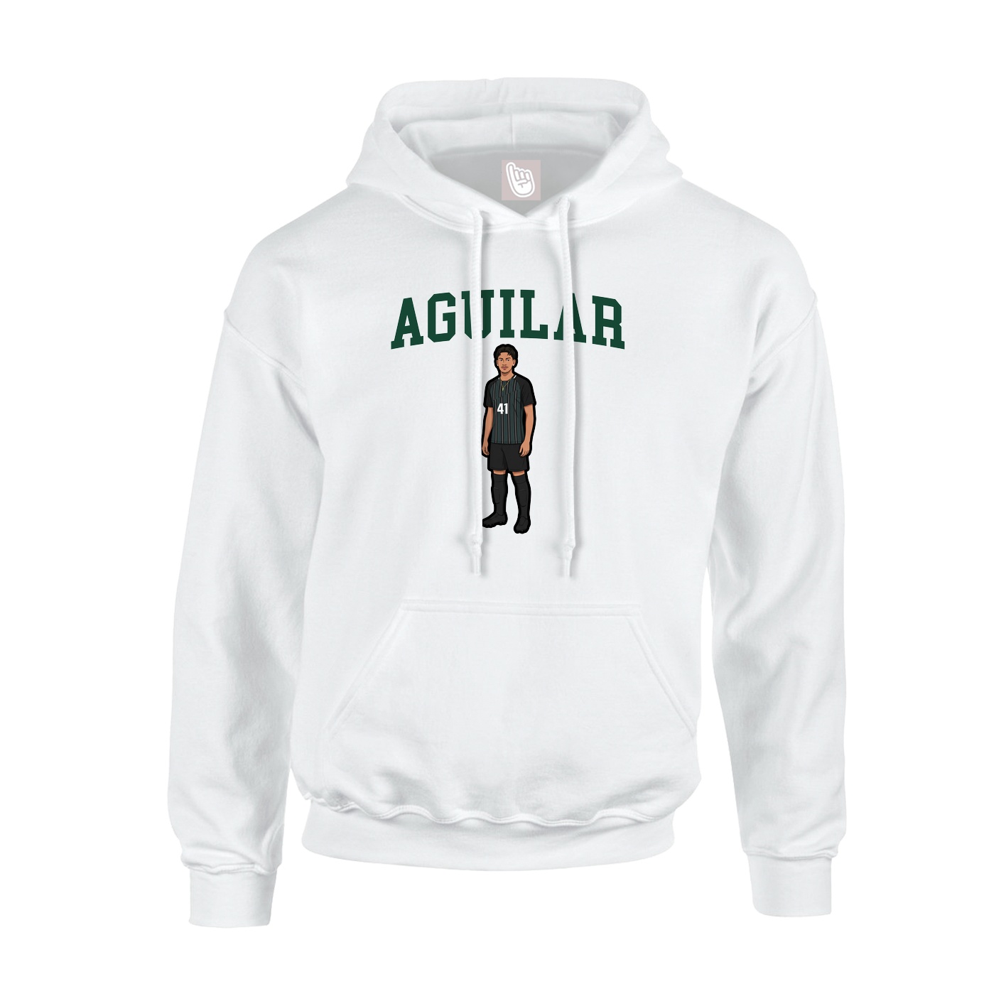 Hoodie — Shirsey in White
