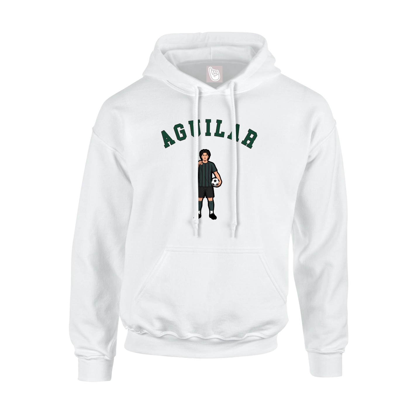 Youth Hoodie — Shirsey Arch in White