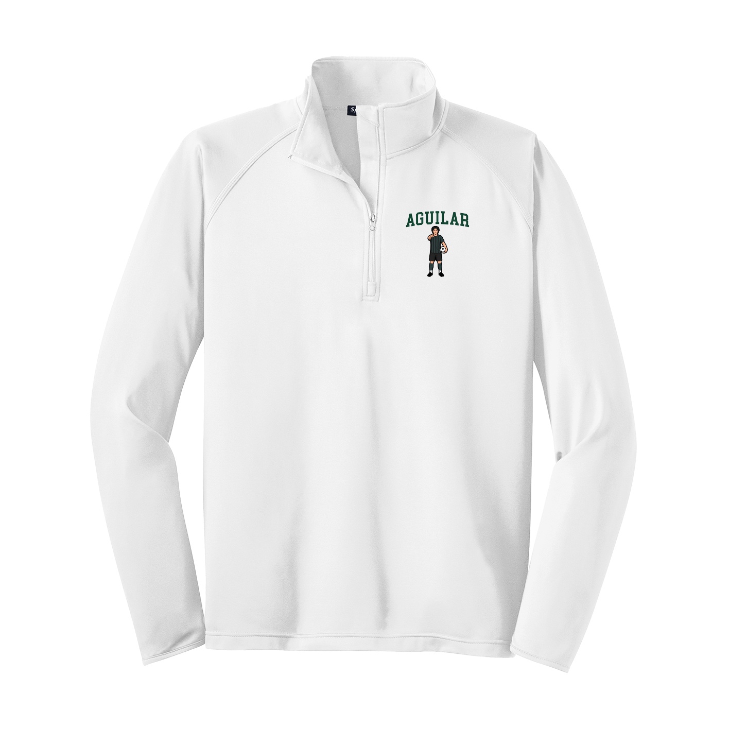 Q-Zip Pullover — Shirsey in White