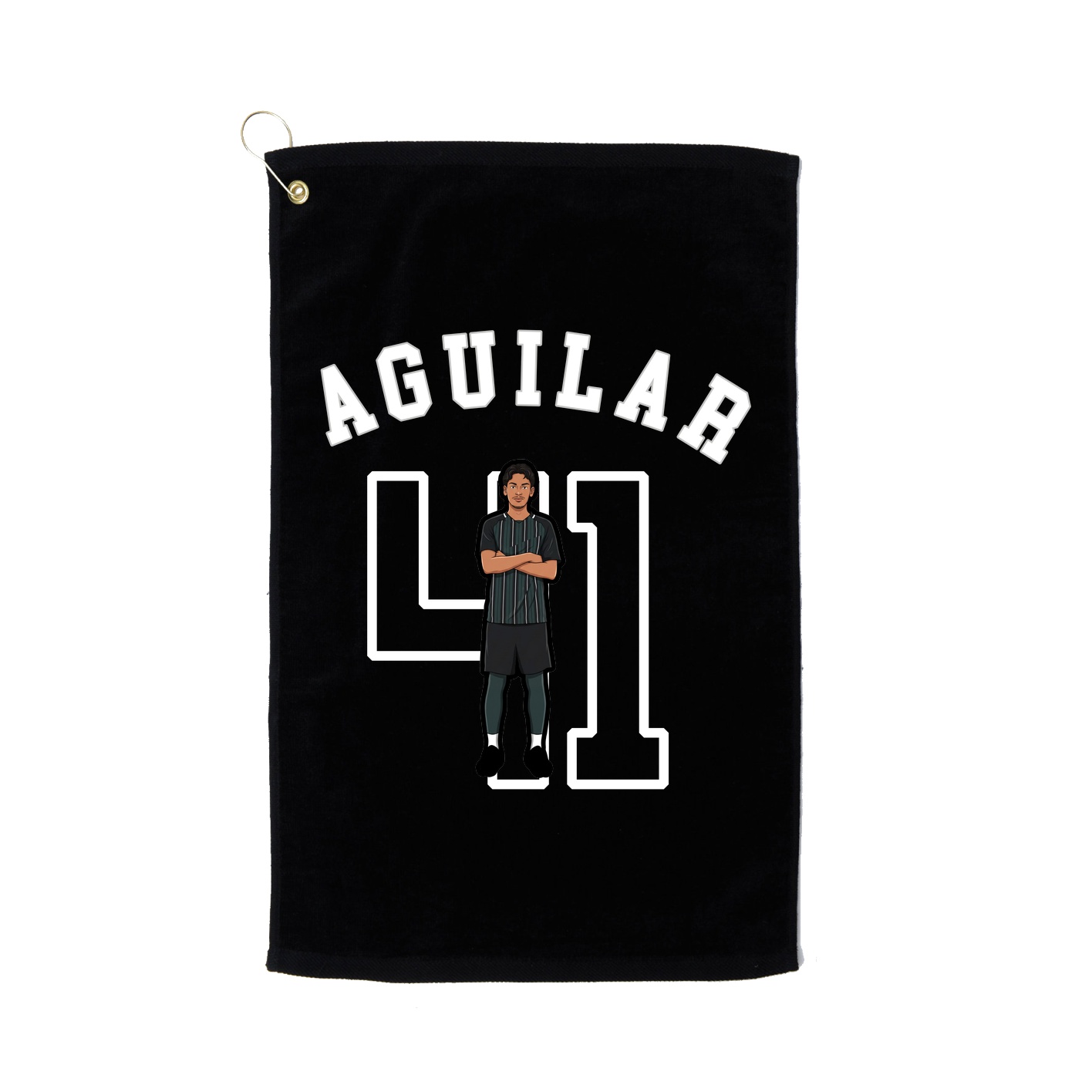 Golf Towel — Shirsey Arch in Black