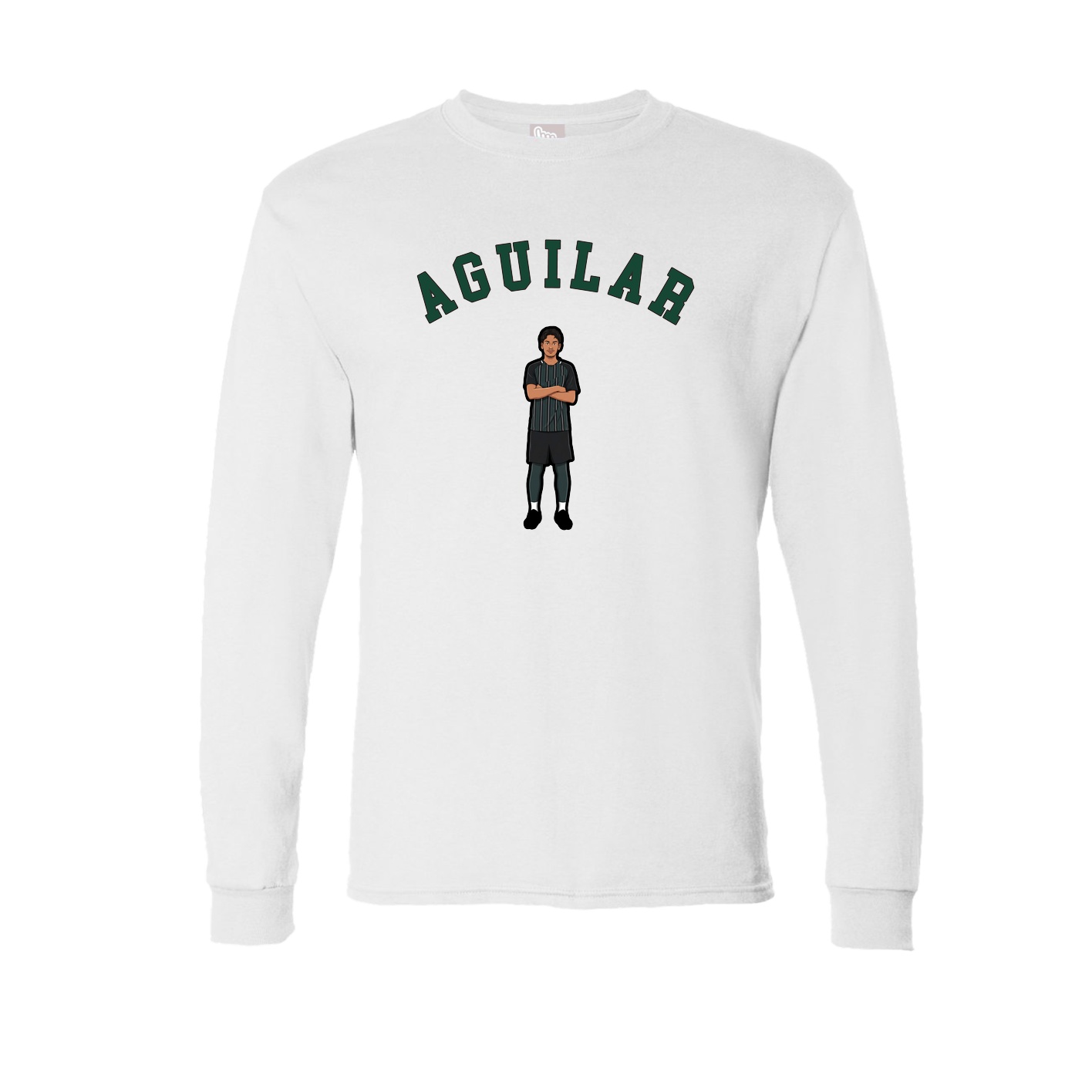 Long Sleeve Tee — Shirsey Arch in White