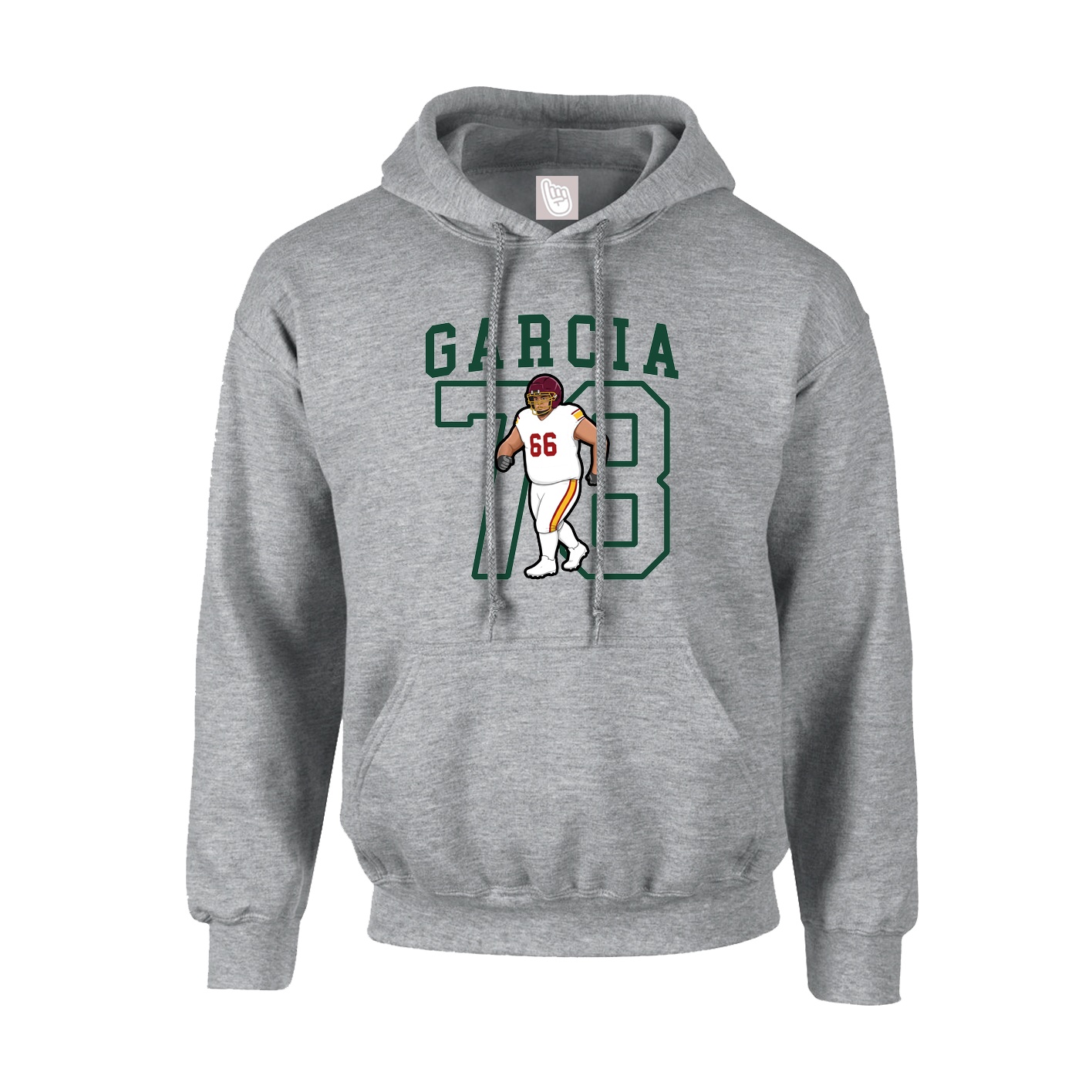 Hoodie — Shirsey in Grey