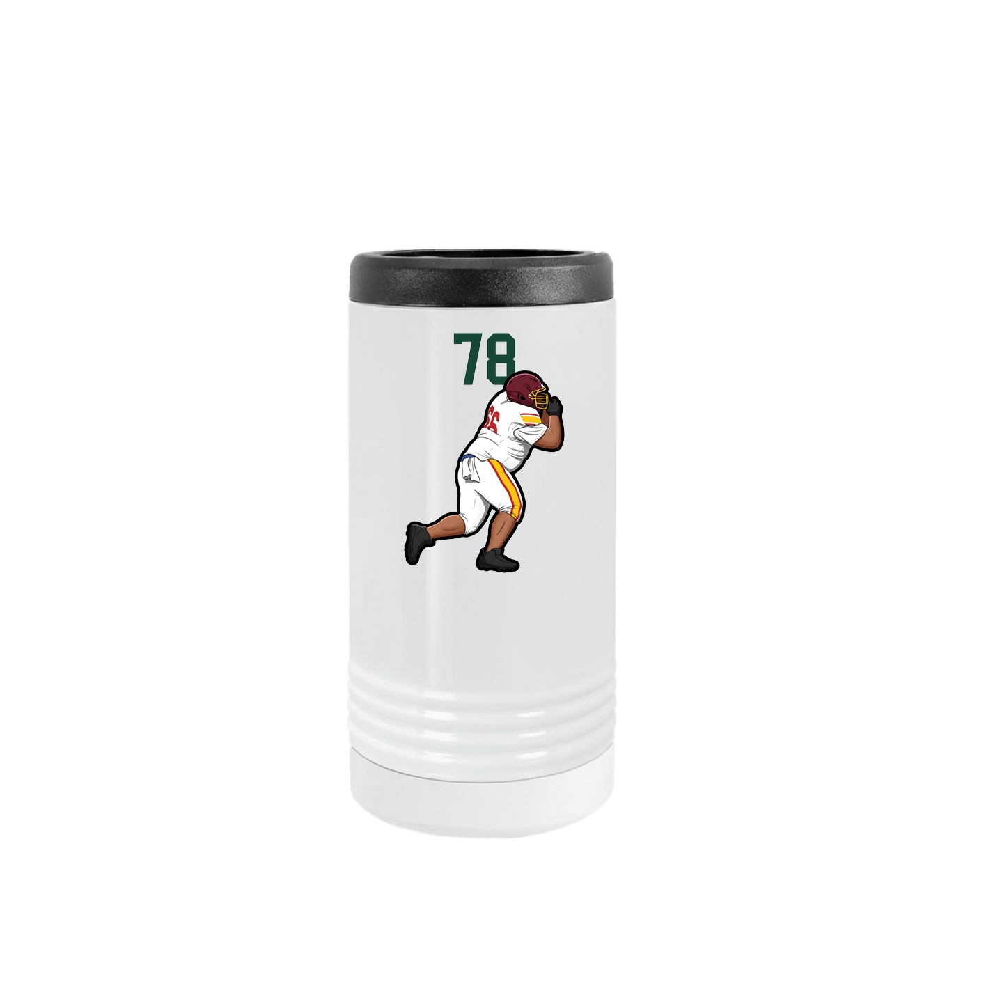 Slim Beverage Holder — Number Top in White