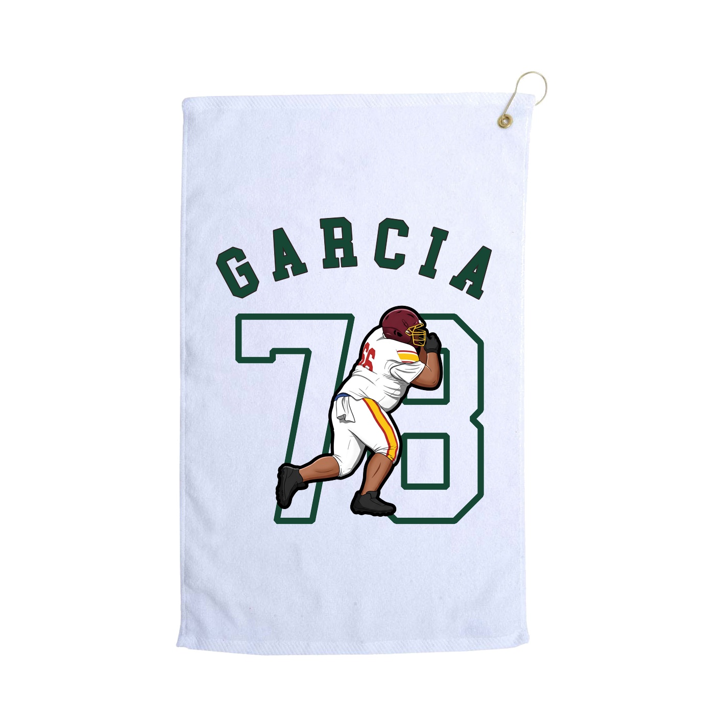 Golf Towel — Shirsey Arch in White