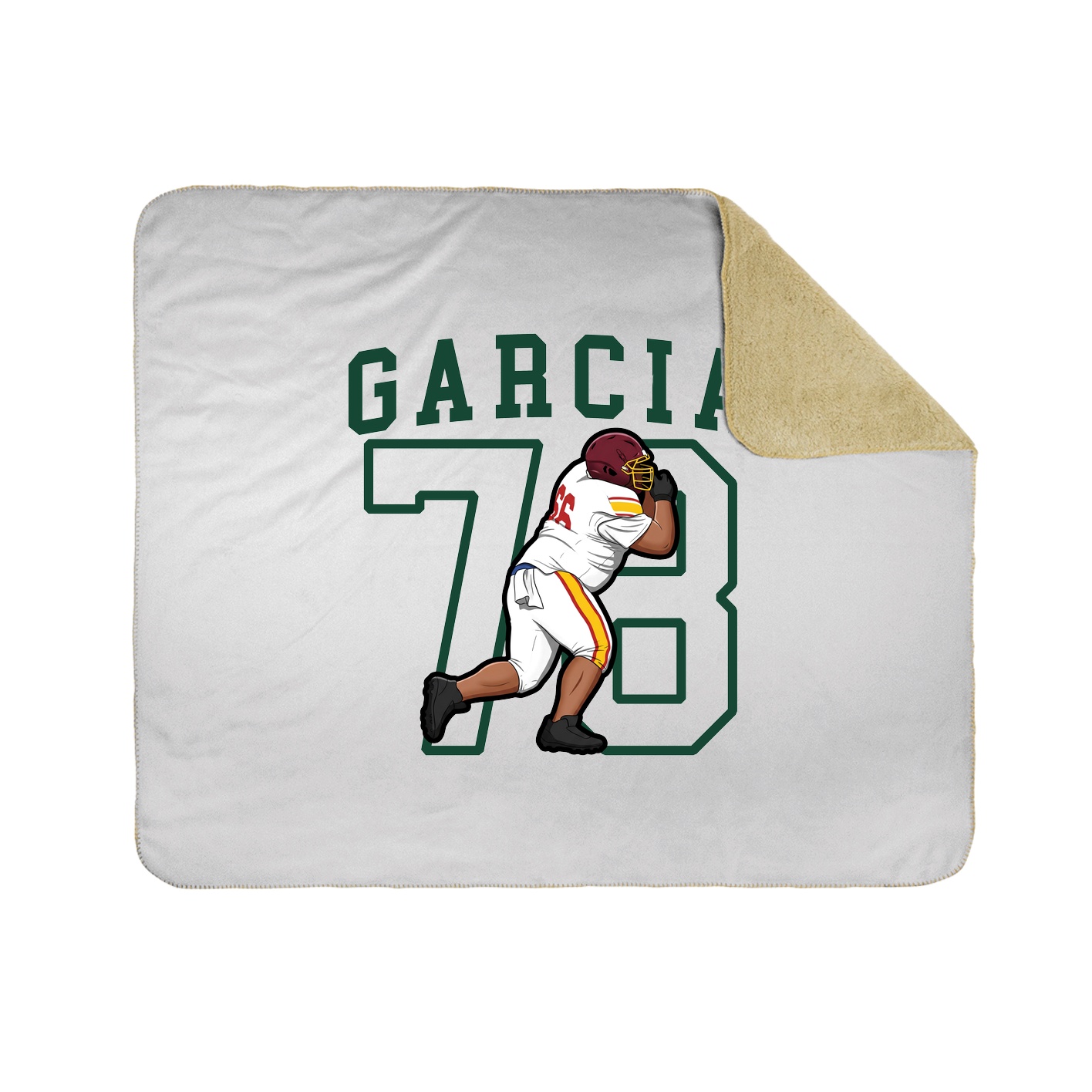 Throw Blanket — Shirsey in White