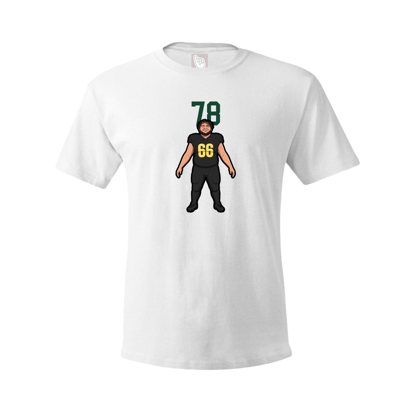 Tee — Number Top in White