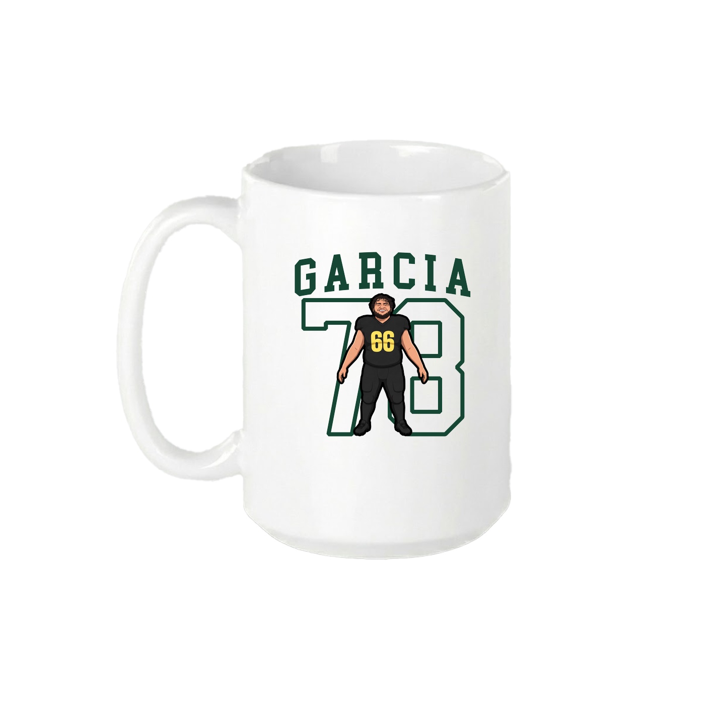 15oz Coffee Mug — Shirsey in White