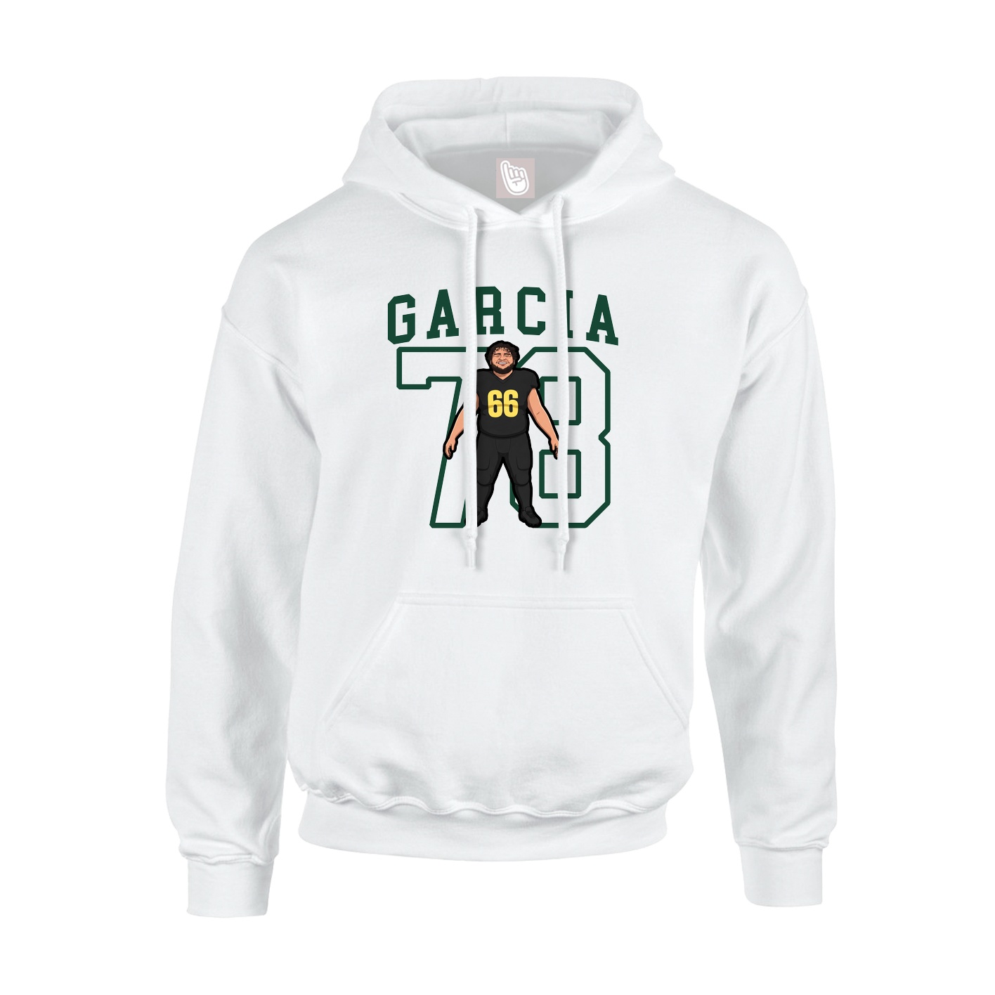 Hoodie — Shirsey in White