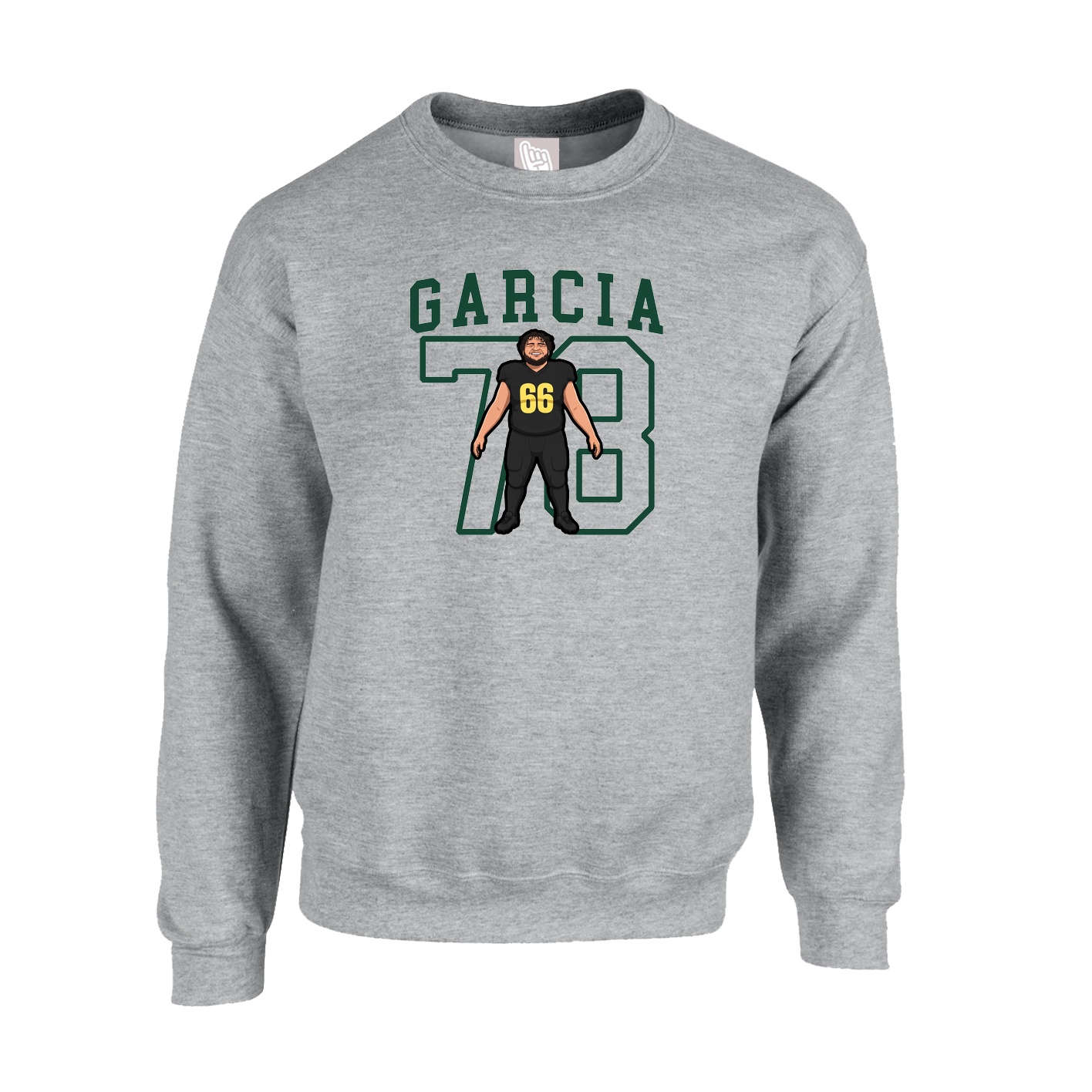Fleece Crew — Shirsey in Grey