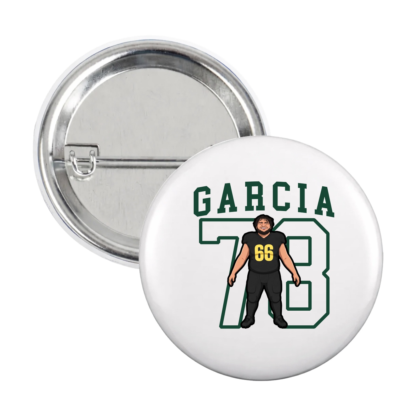 Game Day Button — Shirsey in White