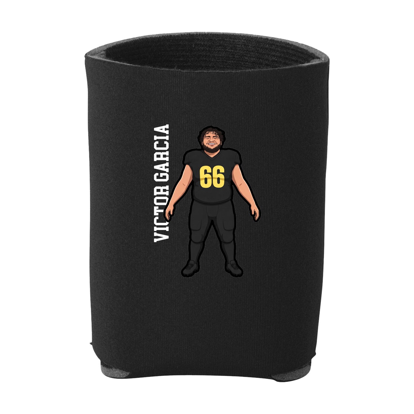 Can Holder — Name Vertical in Black