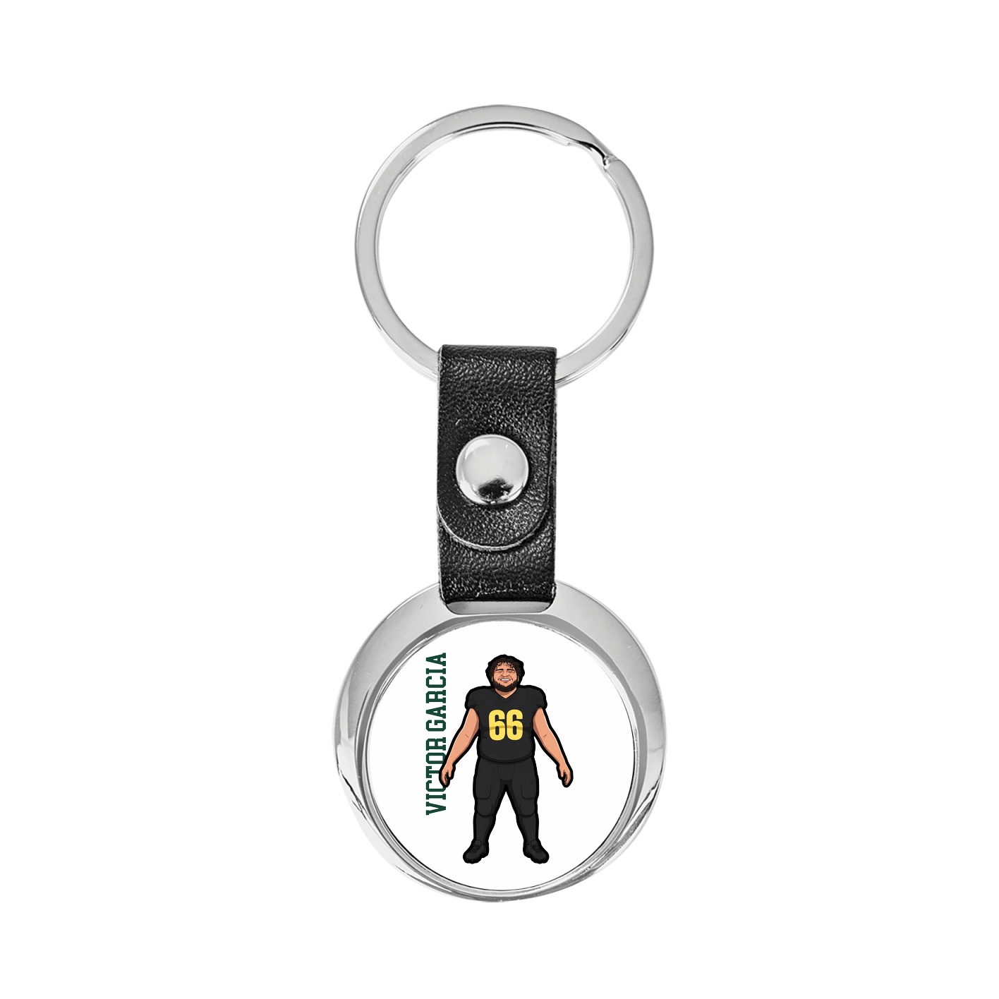 Key Chain — Name Vertical in Classic
