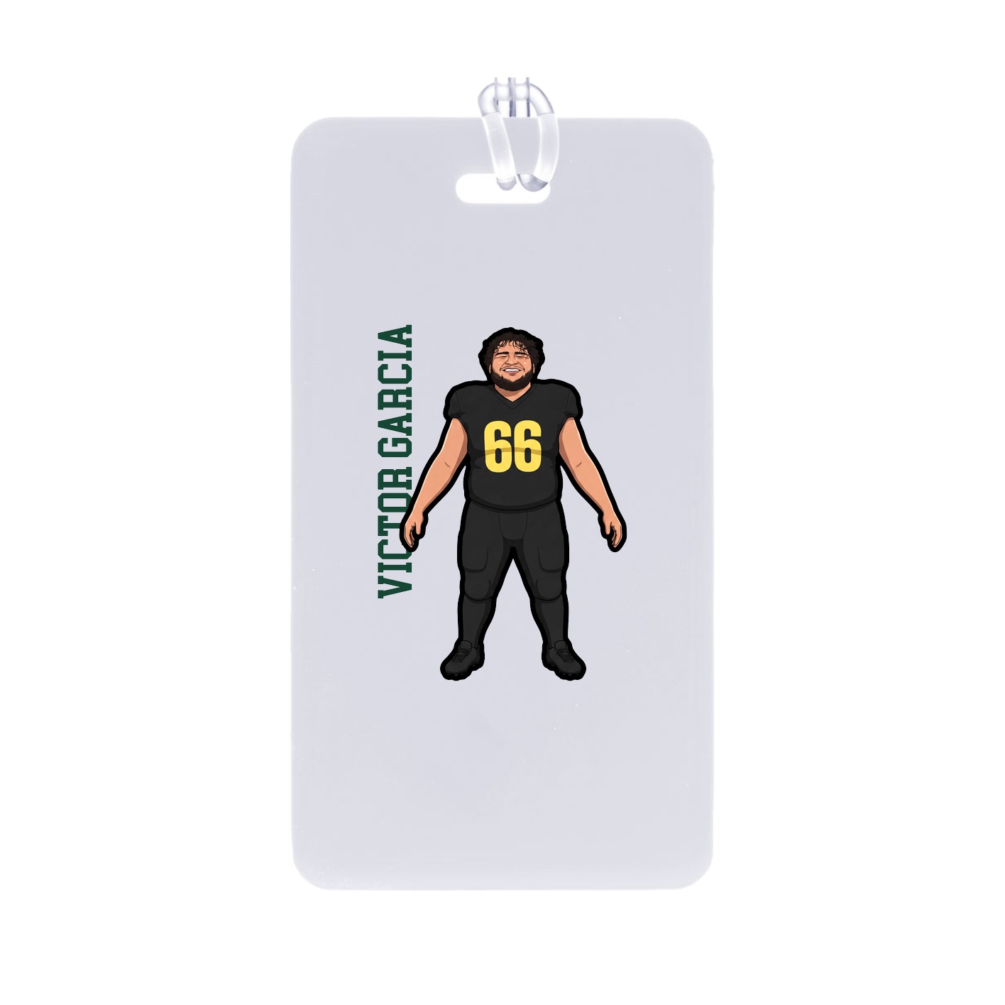 Bag Tag — Name Vertical in Classic