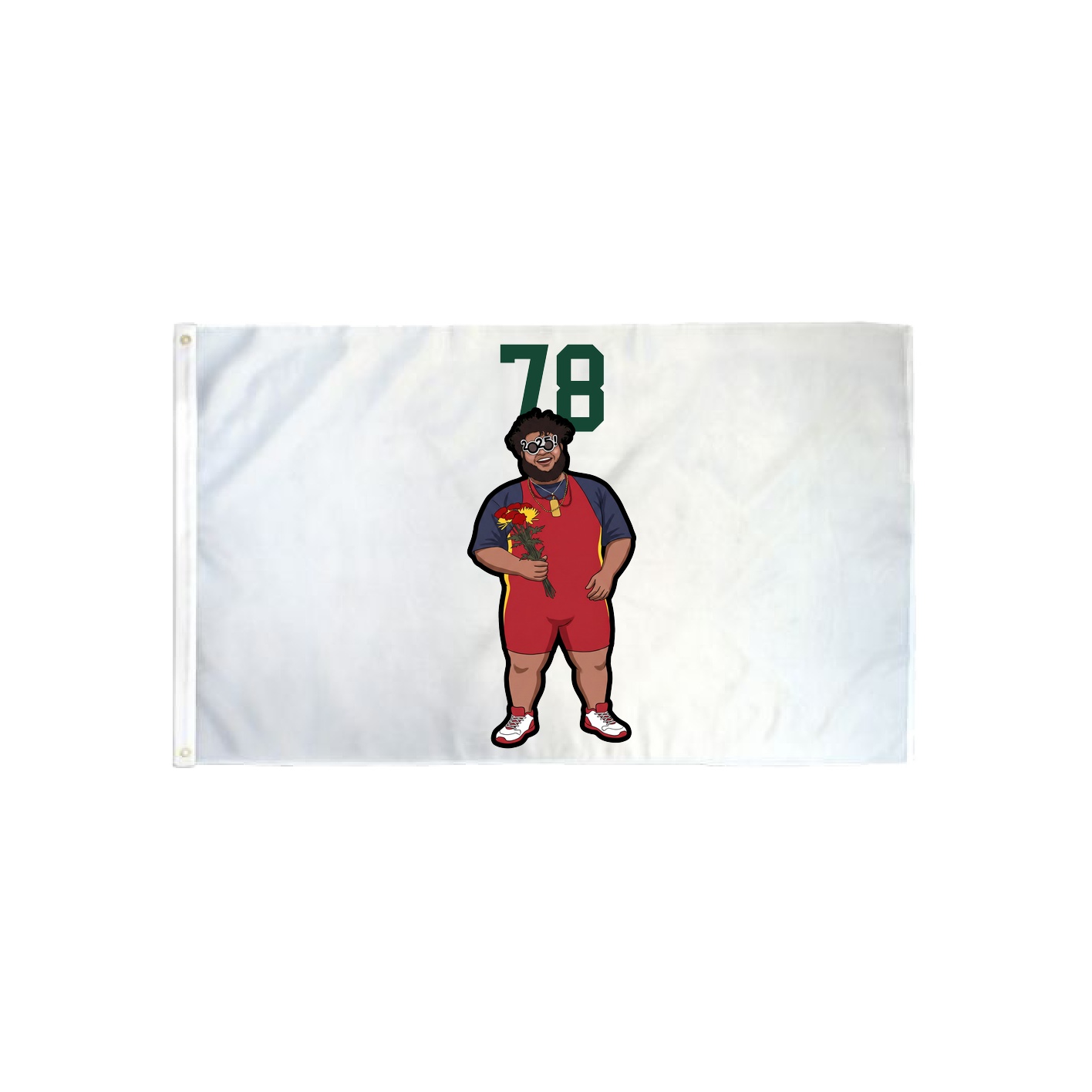 3x5 Flag — Number Top in Classic