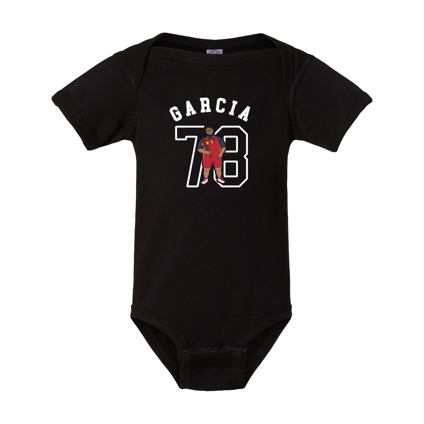 Baby Onesie — Shirsey Arch in Black